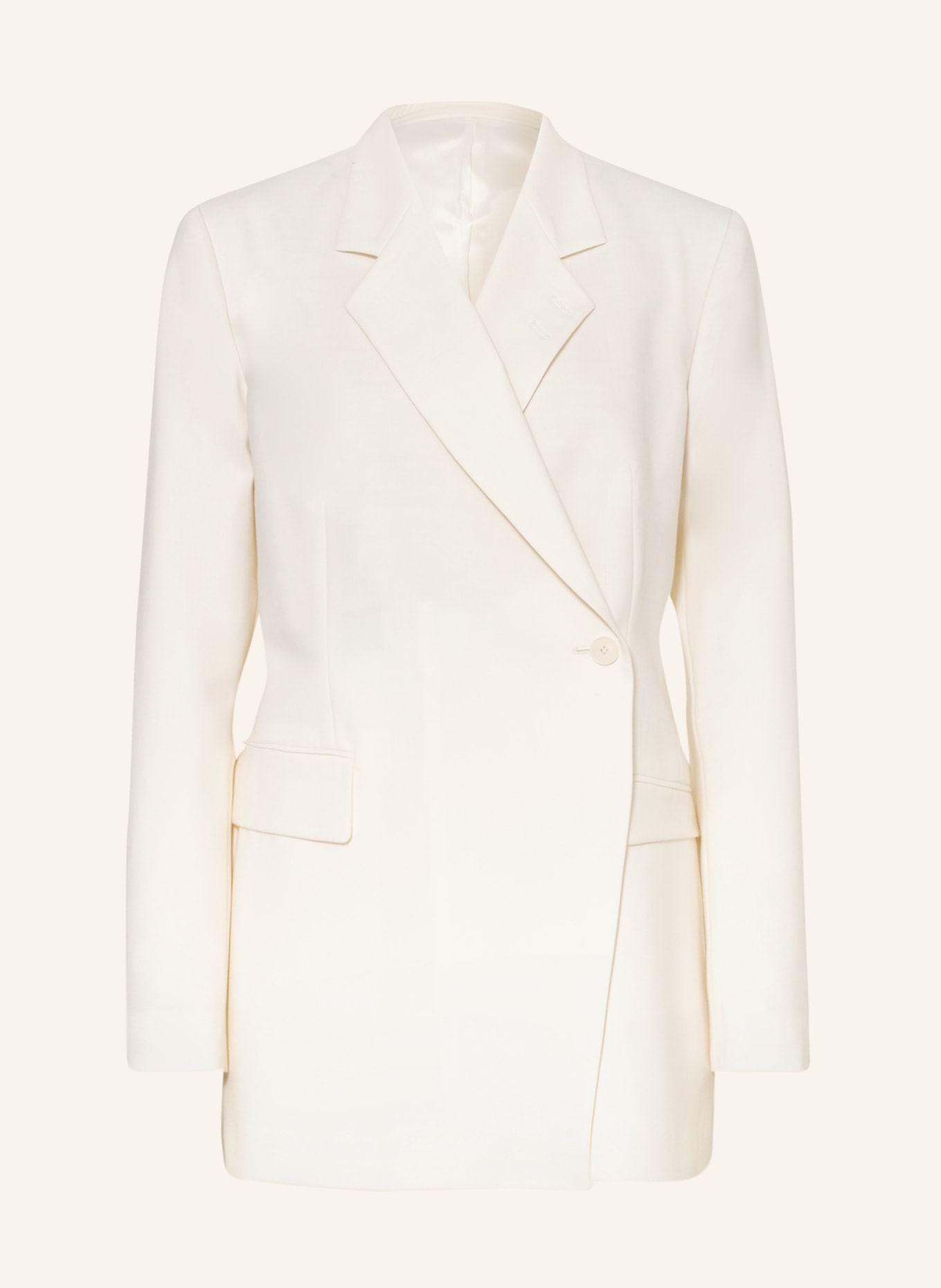TIGER OF SWEDEN Long blazer ELIWIRA, Color: ECRU/ WHITE (Image 1)