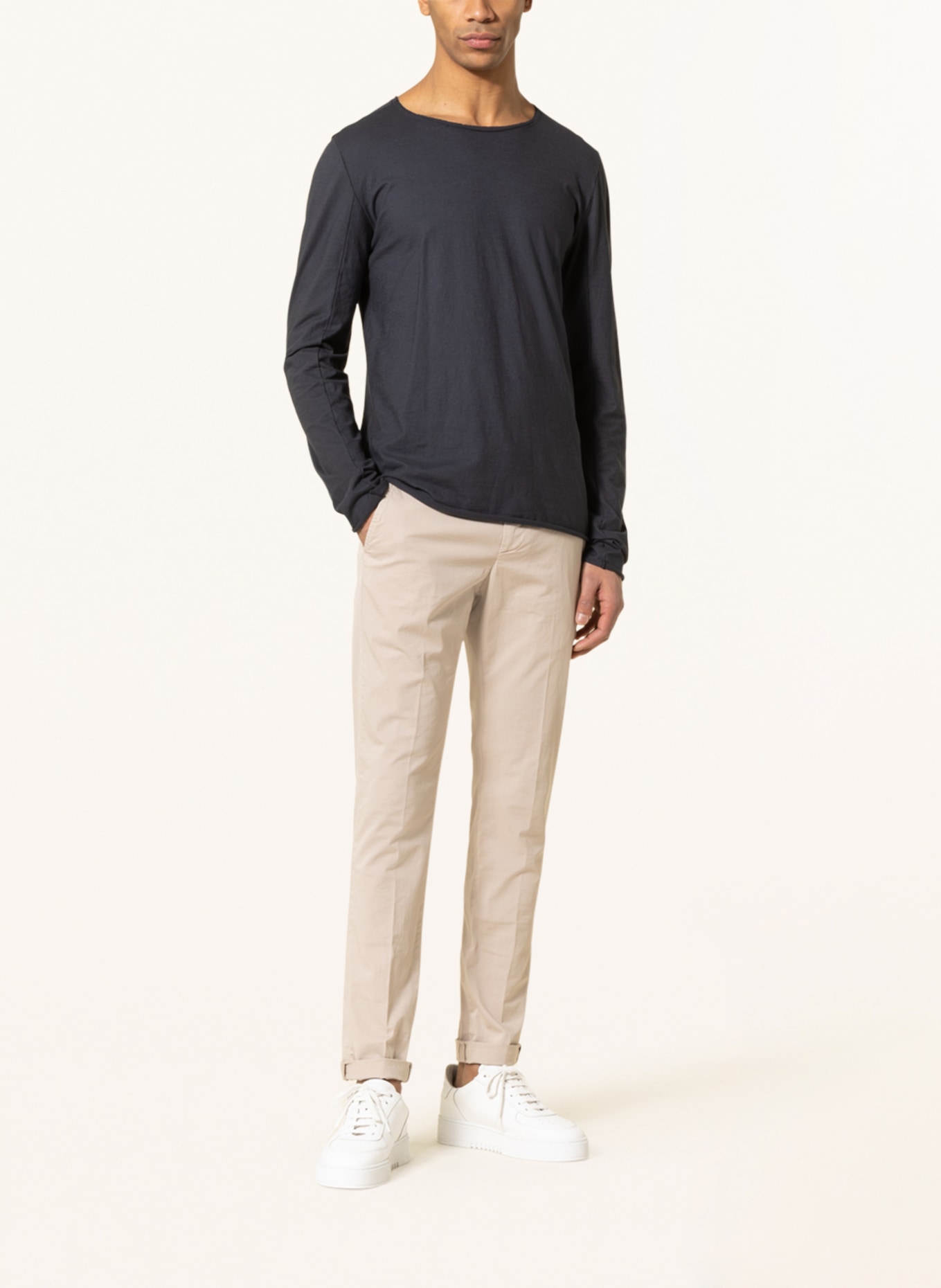 hannes roether Long sleeve shirt, Color: DARK GRAY (Image 2)