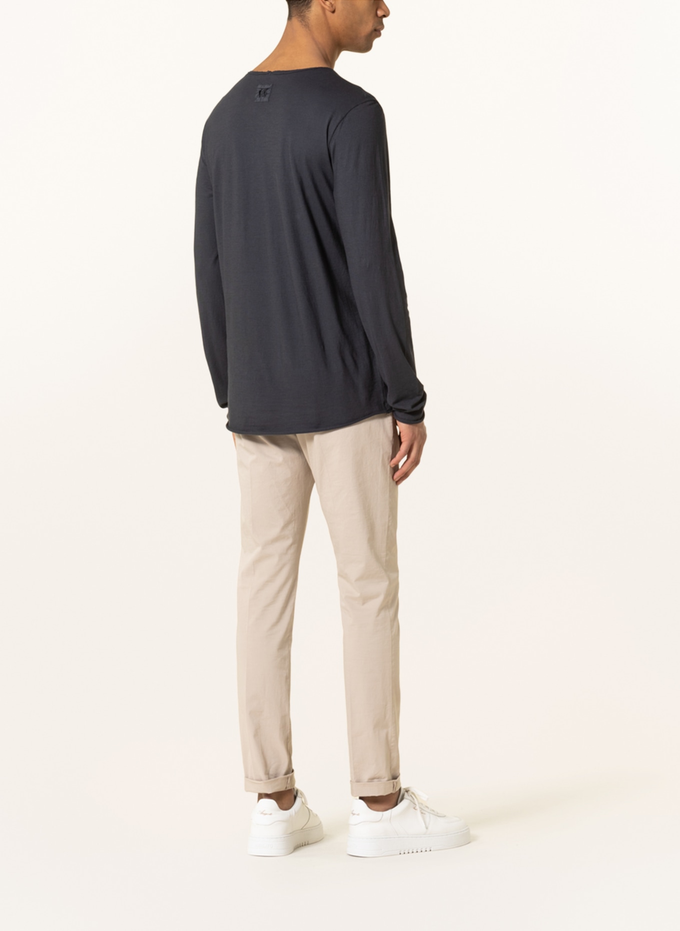 hannes roether Long sleeve shirt, Color: DARK GRAY (Image 3)