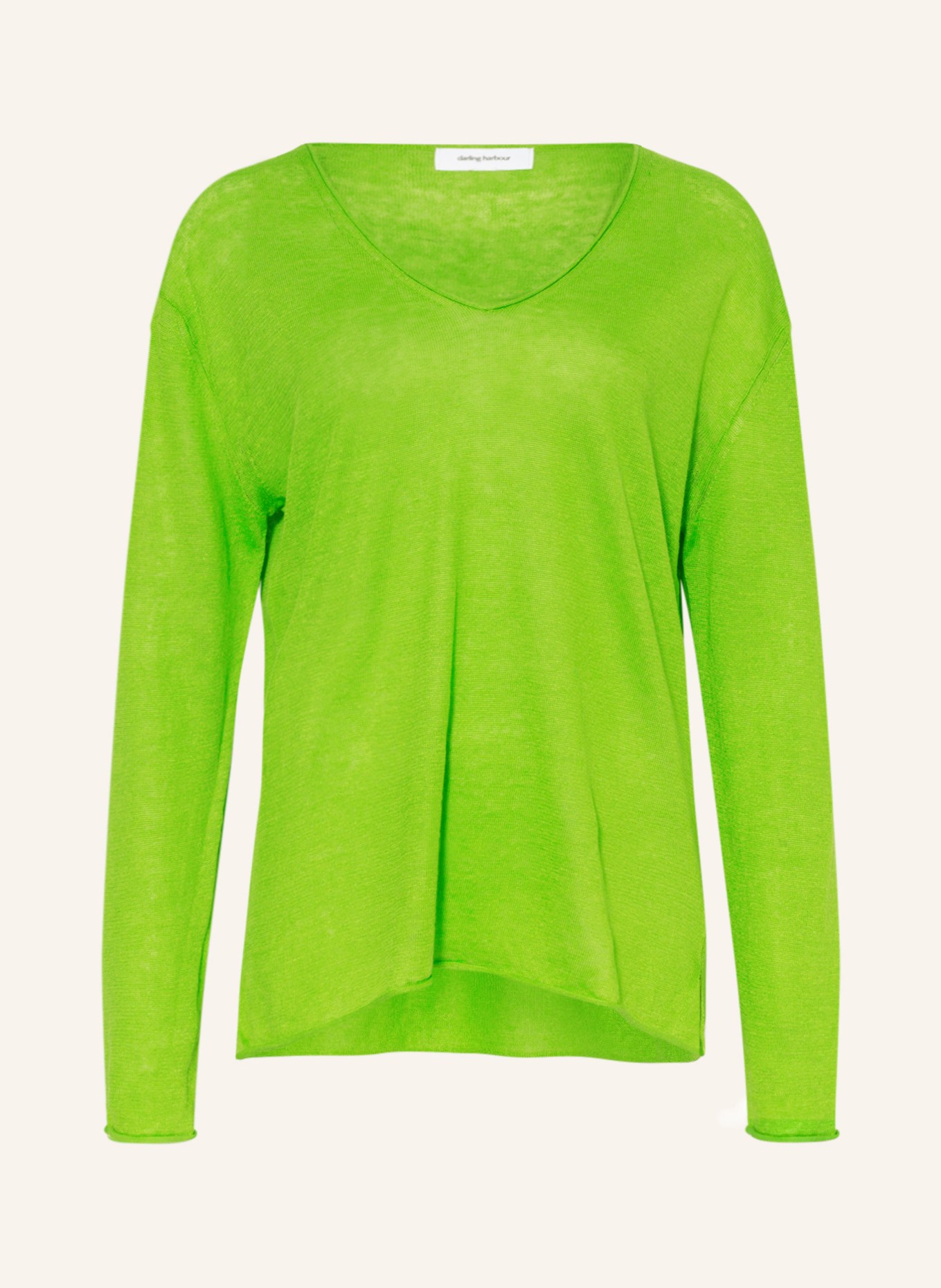 darling harbour Linen sweater, Color: KIWI (Image 1)