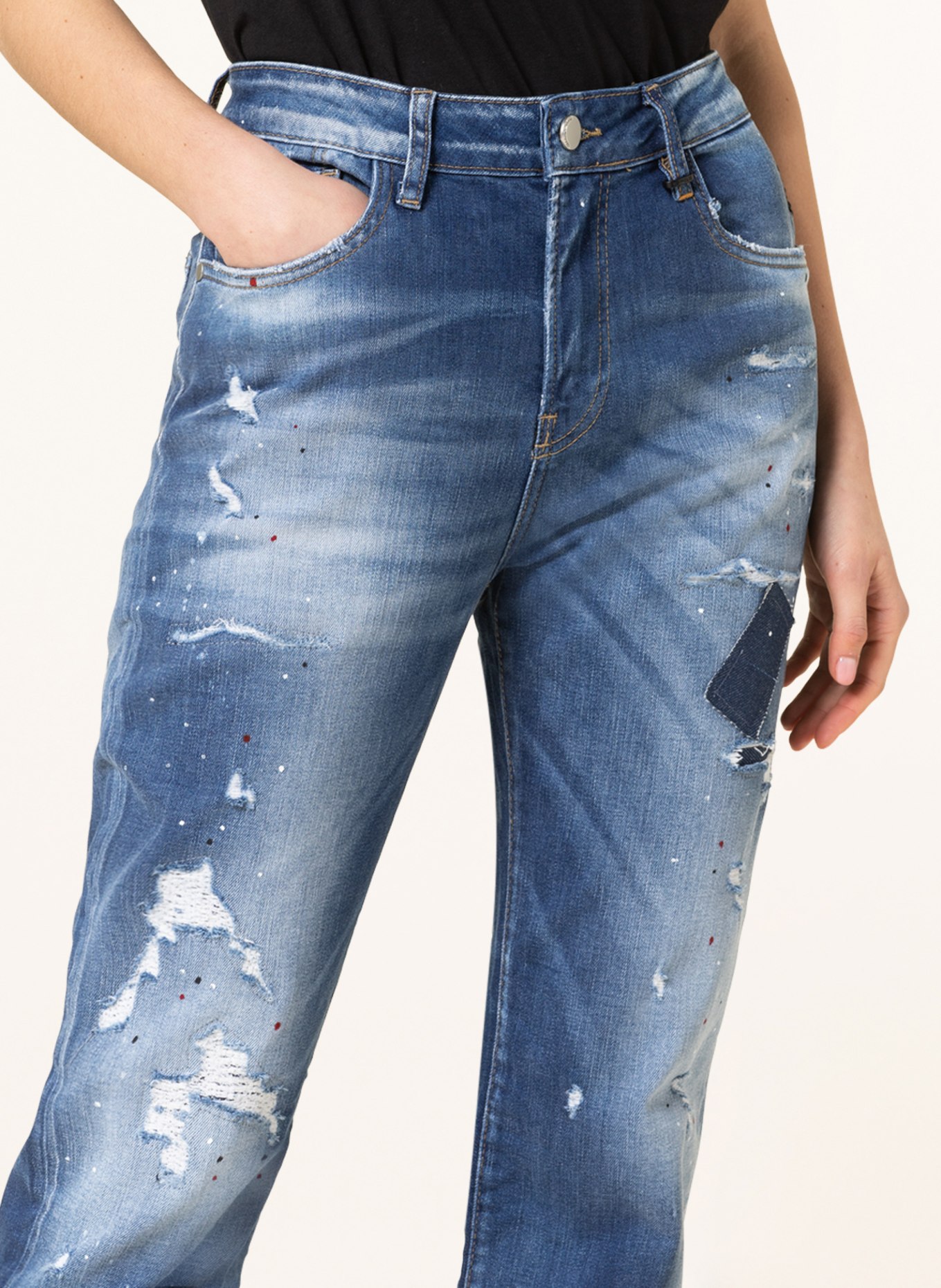 ELIAS RUMELIS Straight Jeans ERZIVA , Farbe: 832 shine blue (Bild 5)
