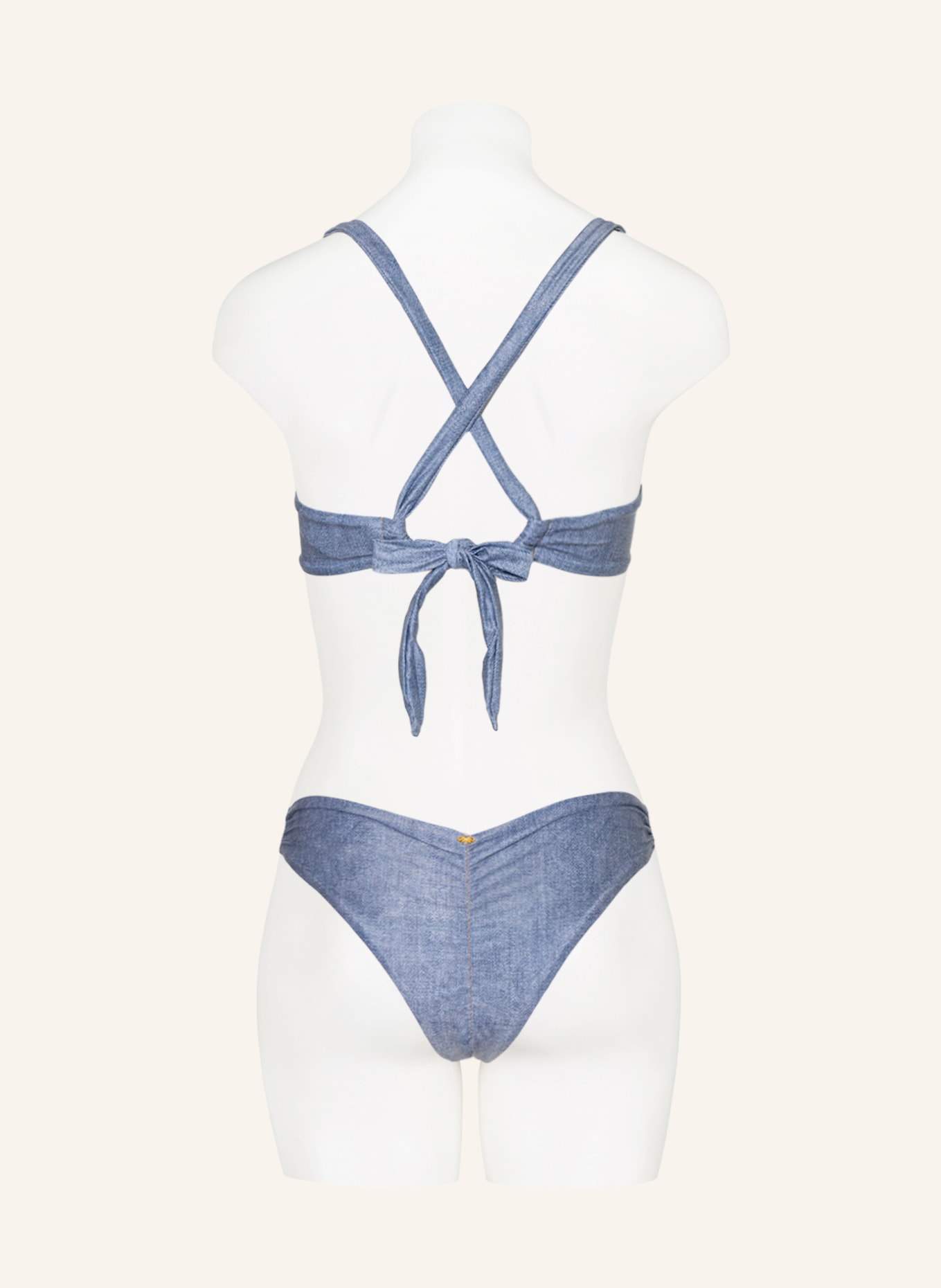 PILYQ Underwired bikini top PERLA, Color: BLUE (Image 3)
