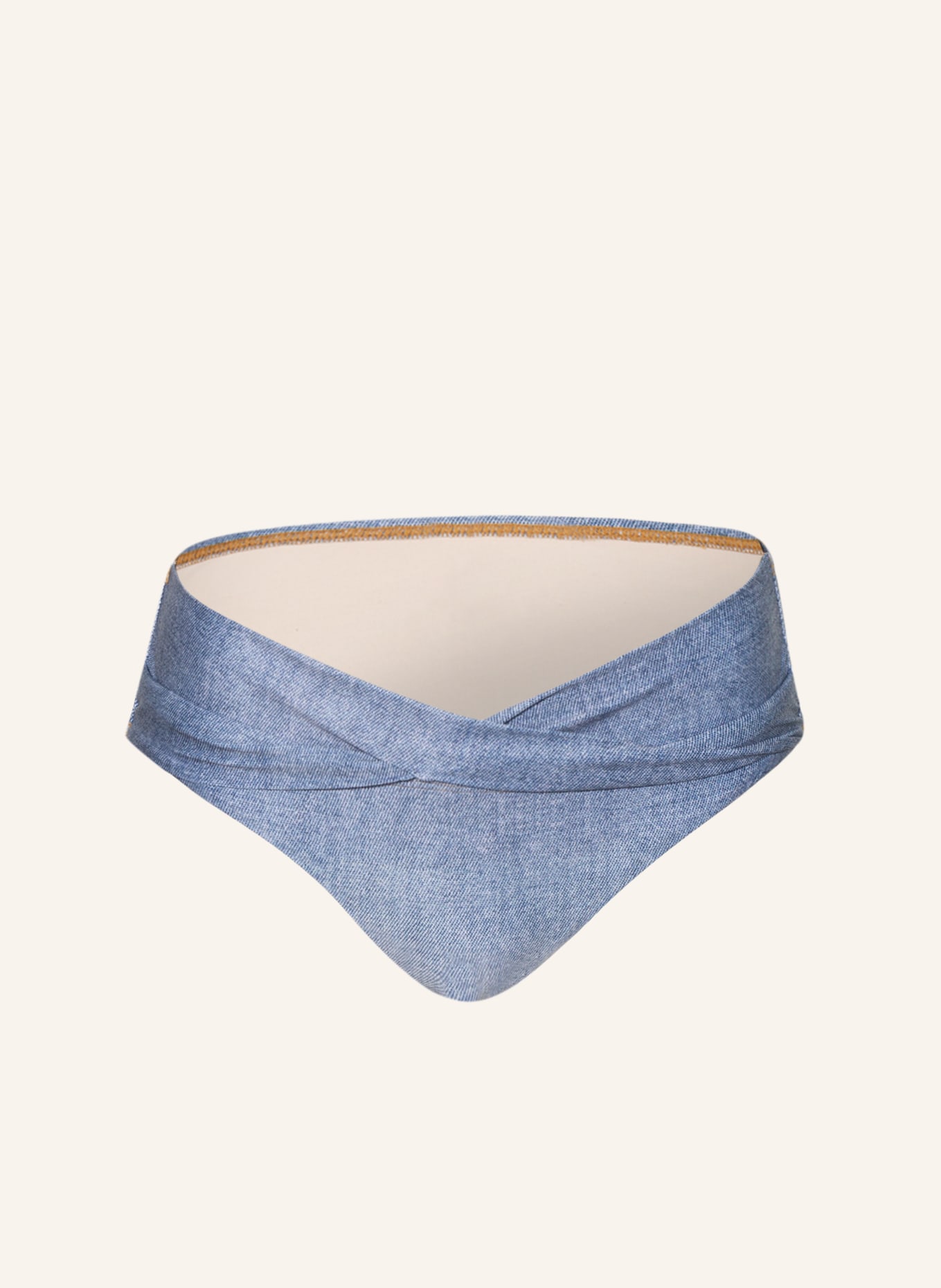 PILYQ Basic bikini bottoms MAYA MODEST, Color: BLUE (Image 1)