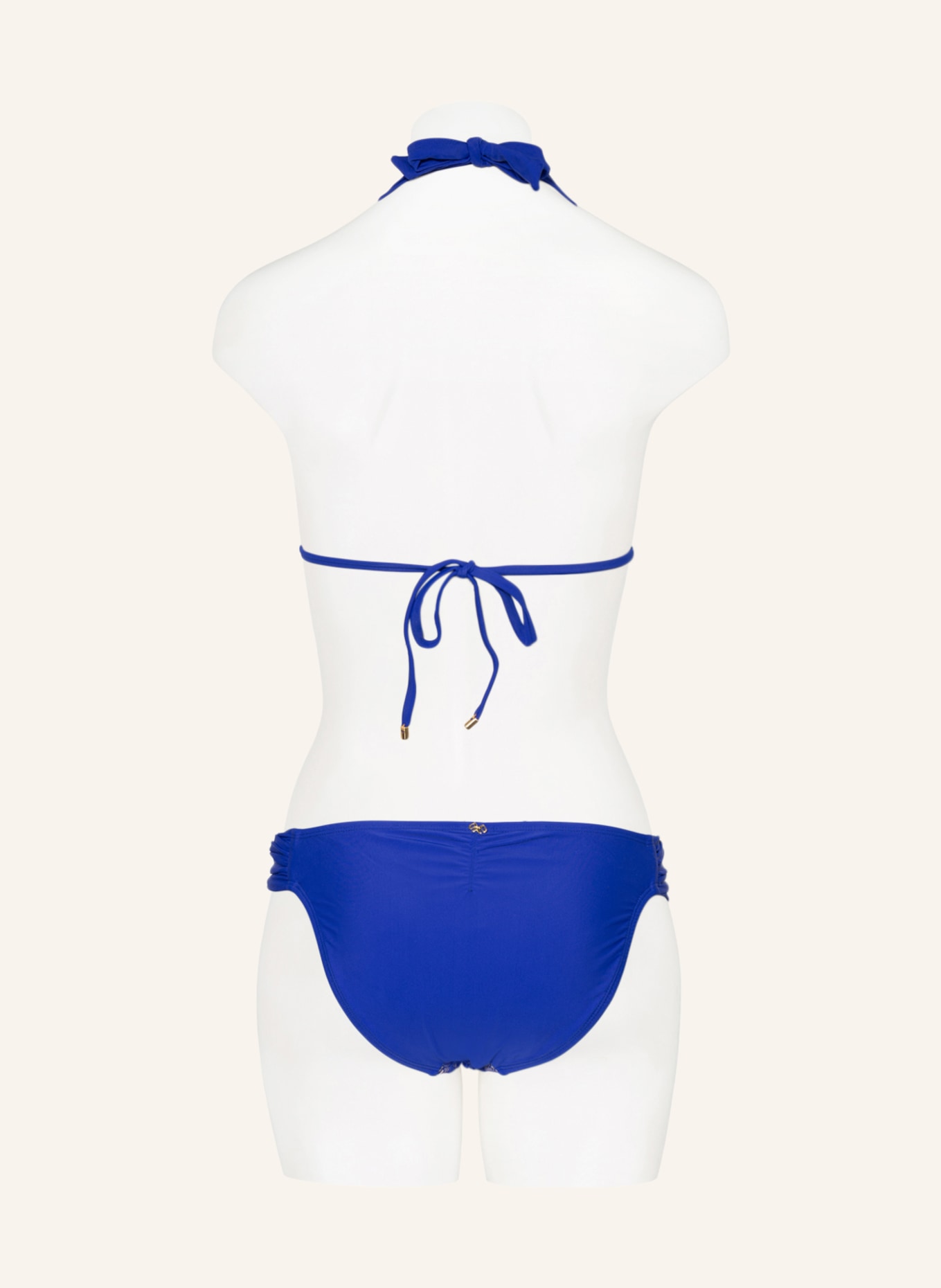 PILYQ Triangle bikini bottoms LACE FANNED FULL, Color: BLUE (Image 3)