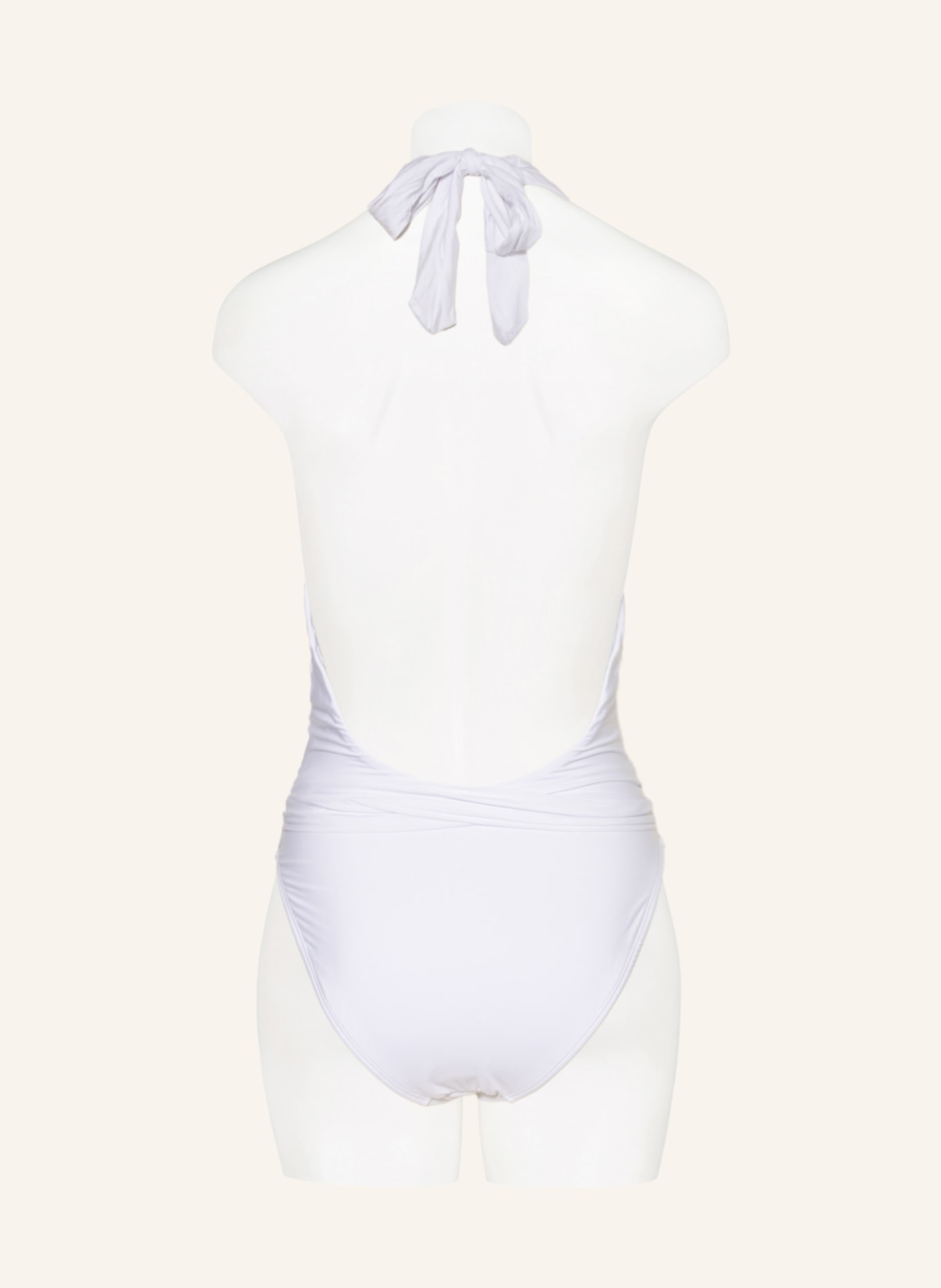 PILYQ Halter neck swimsuit ALEX, Color: WHITE (Image 5)