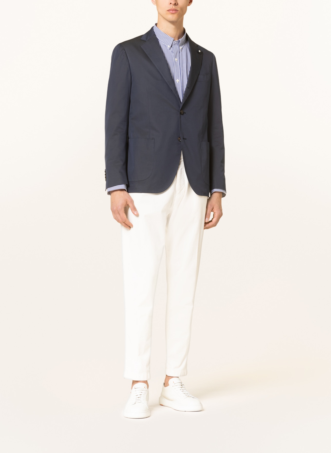 LARDINI Oblekové sako Regular Fit: 850 NAVY