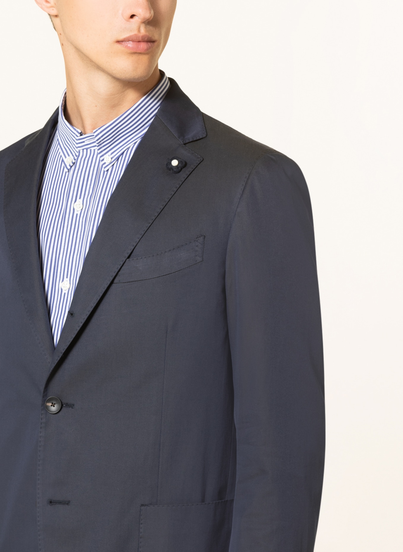 LARDINI Oblekové sako Regular Fit: 850 NAVY