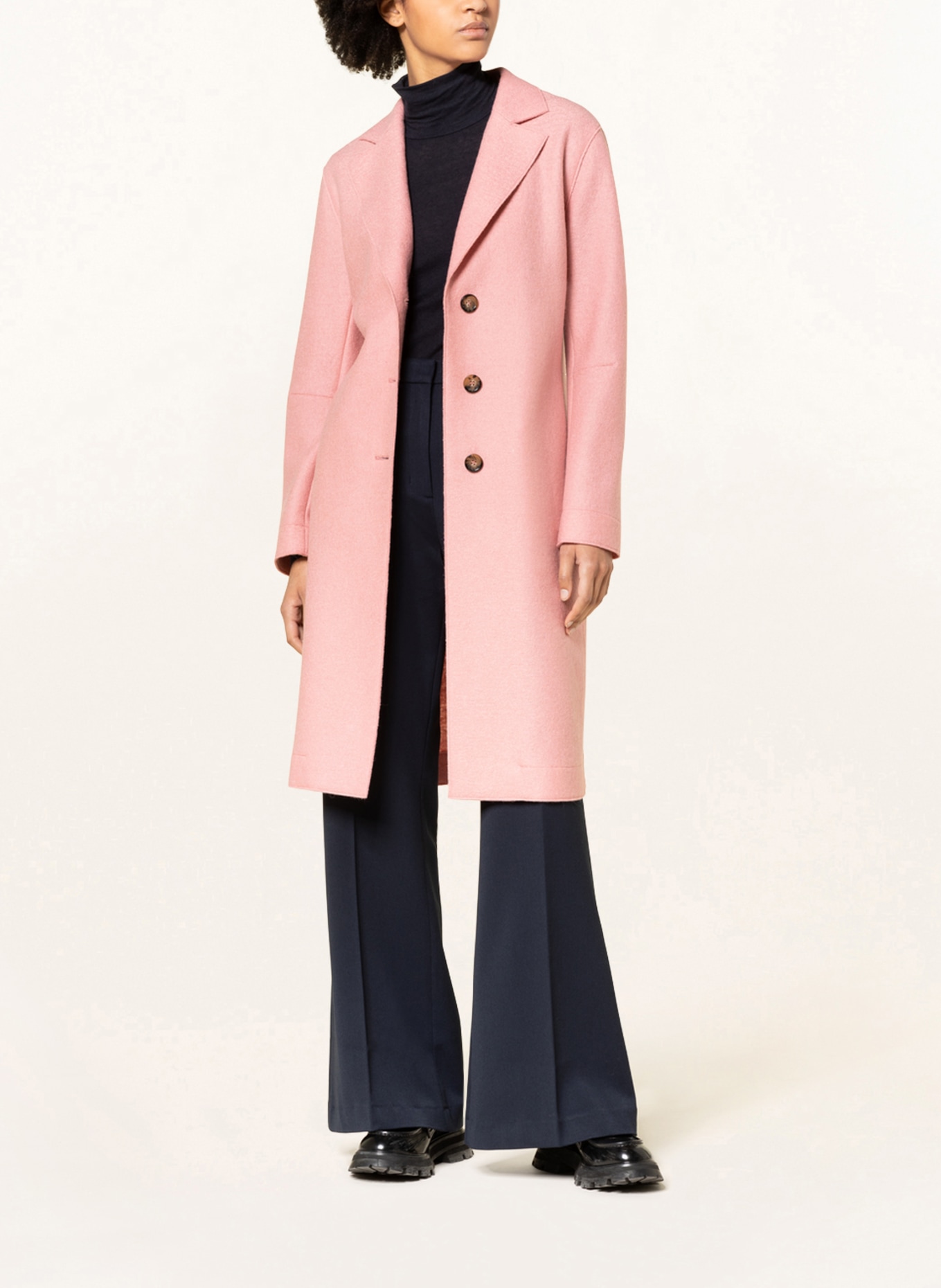 ICONS CINZIA ROCCA Wool coat , Color: ROSE (Image 2)