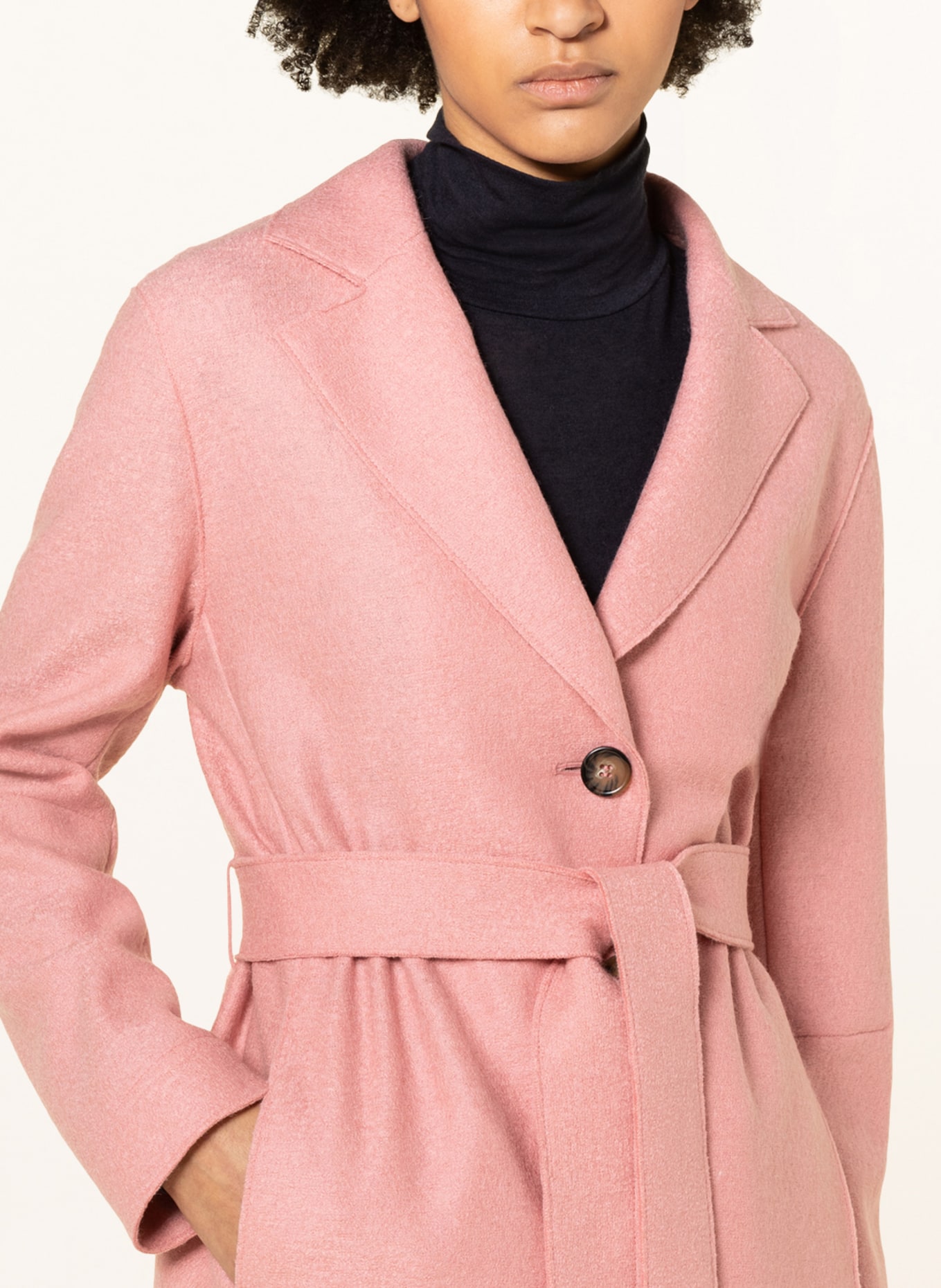 ICONS CINZIA ROCCA Wool coat , Color: ROSE (Image 4)