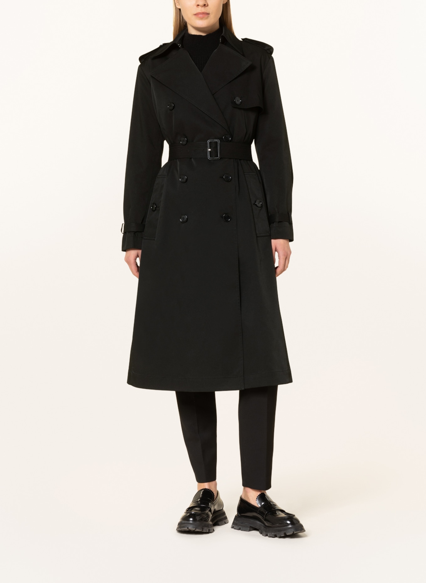 BOSS Trench coat CIFANA, Color: BLACK (Image 2)