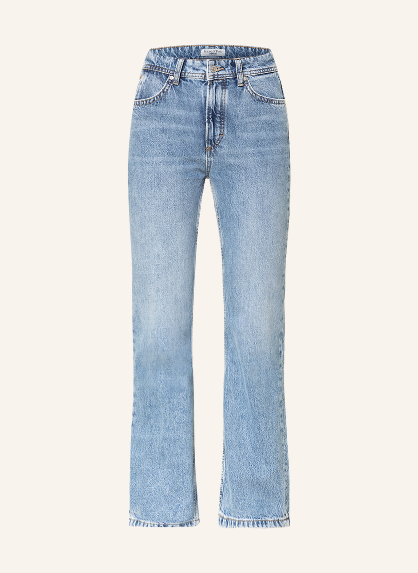 Marc O'Polo DENIM Flared Jeans, Farbe: P71 multi/authentic worn light blu (Bild 1)