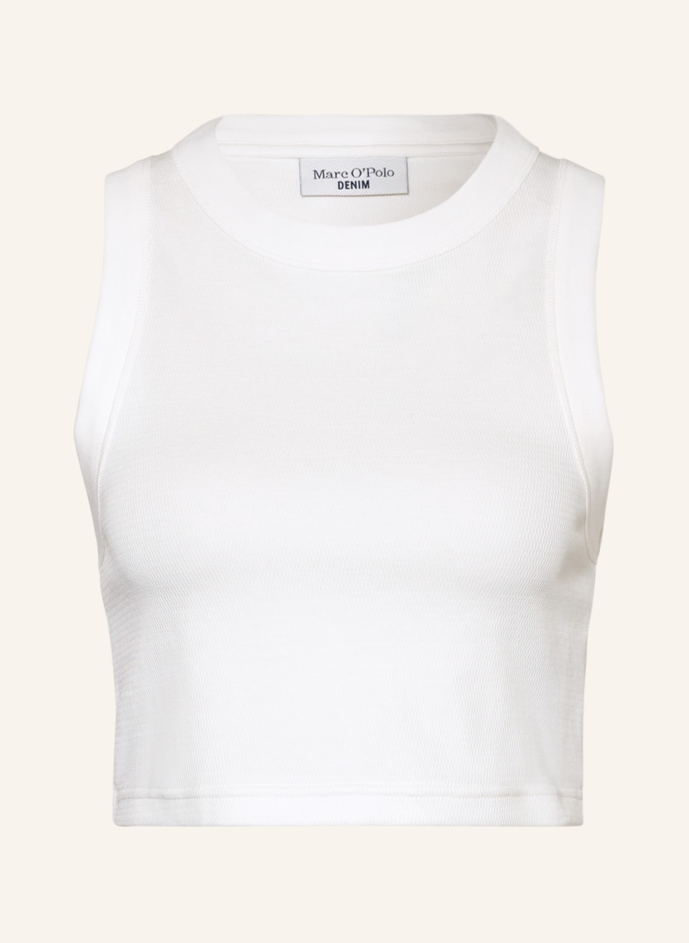 Marc O'Polo DENIM Cropped top, Color: WHITE (Image 1)