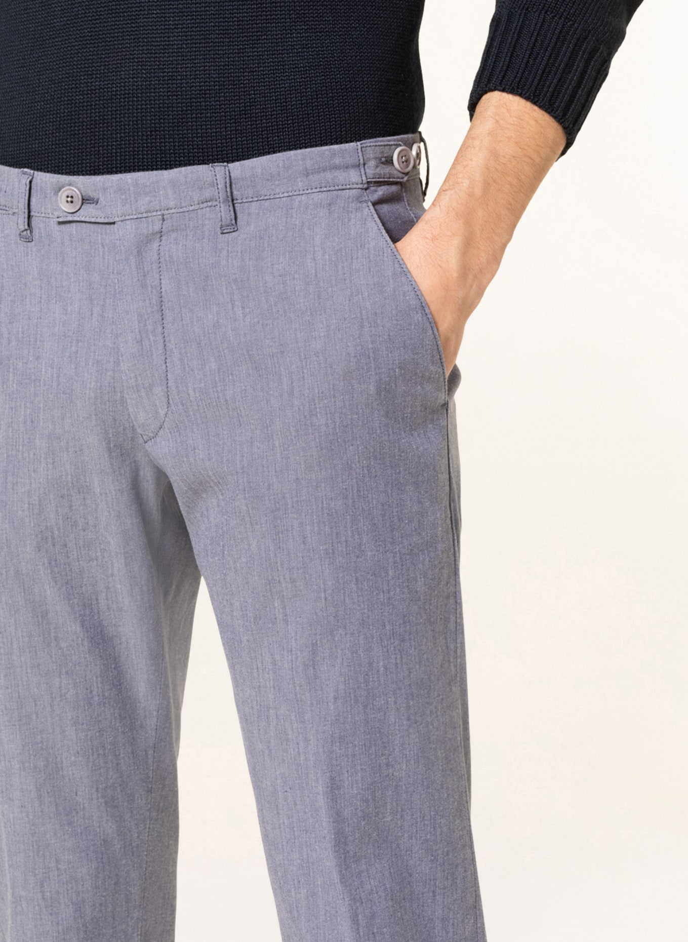 DRYKORN Chino kalhoty Slim Fit, Barva: ČERNOŠEDÁ (Obrázek 5)