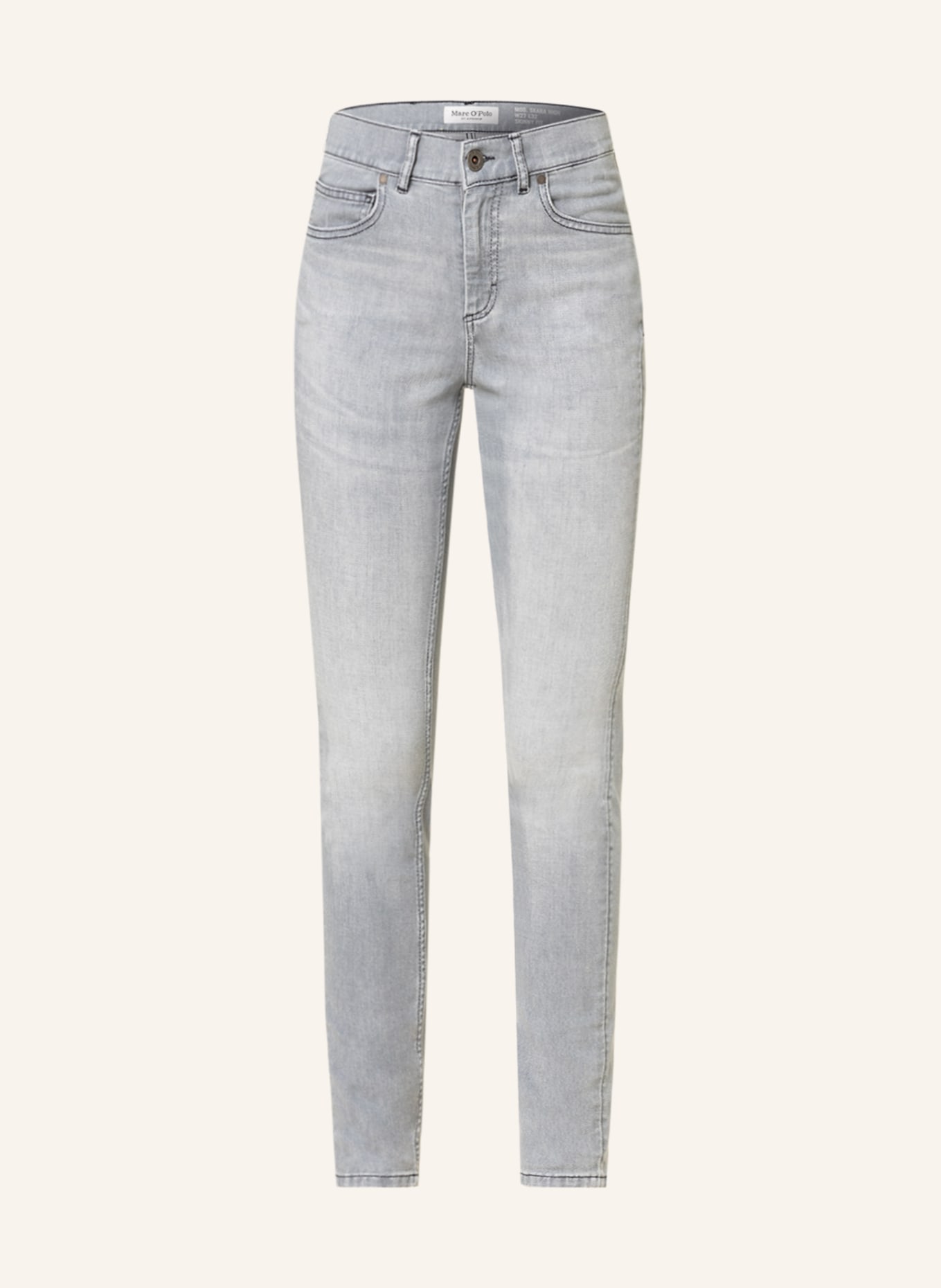 Marc O'Polo Skinny Jeans, Farbe: 007 Comfort light grey wash (Bild 1)
