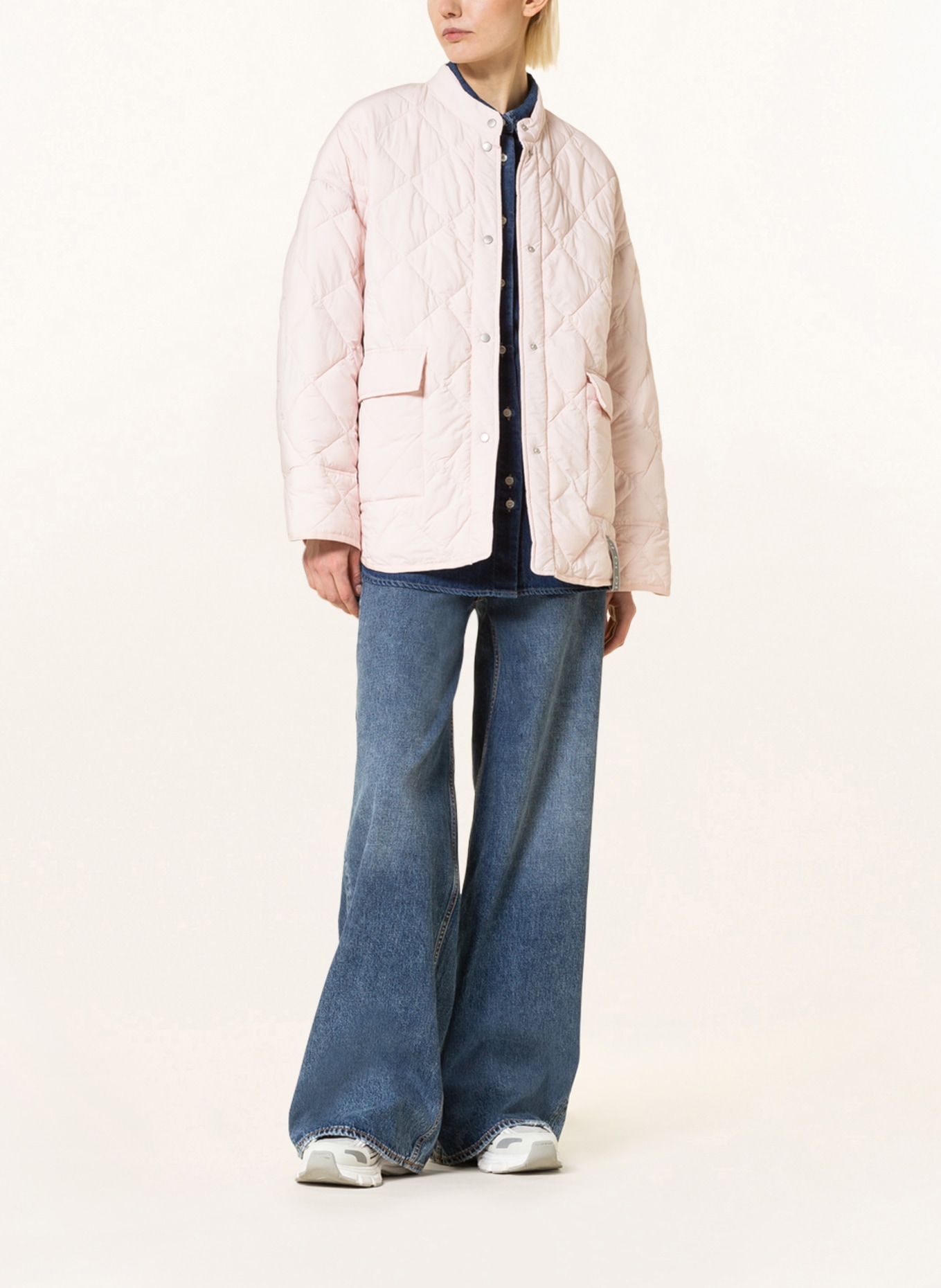 IQ STUDIO Oversized quilted jacket BRUNA with SORONA® AURA insulation, Color: LIGHT PINK (Image 2)