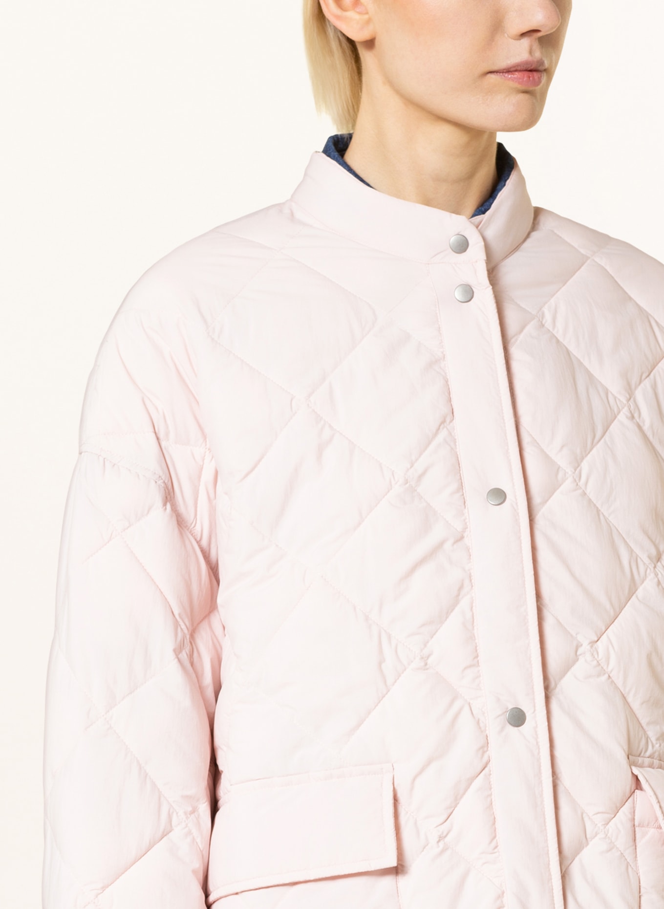 IQ STUDIO Oversized quilted jacket BRUNA with SORONA® AURA insulation, Color: LIGHT PINK (Image 4)