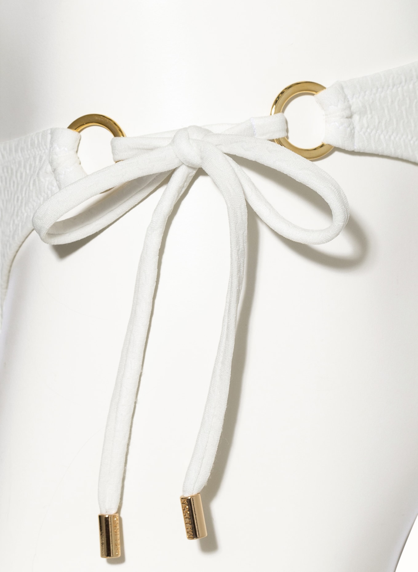 MELISSA ODABASH Triangle bikini VENICE, Color: WHITE (Image 4)