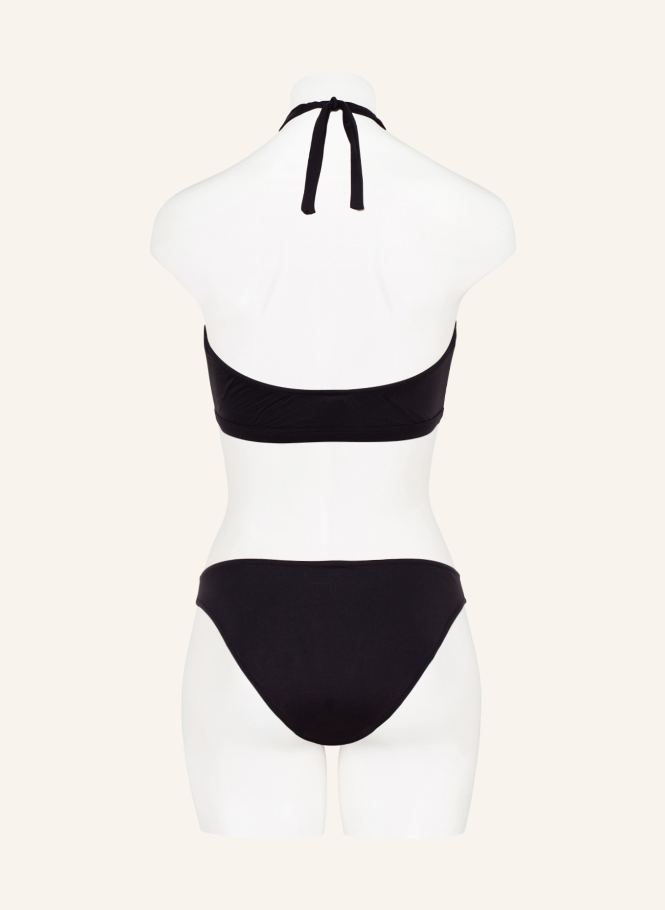 MELISSA ODABASH Halter neck bikini PRAGUE , Color: BLACK (Image 3)