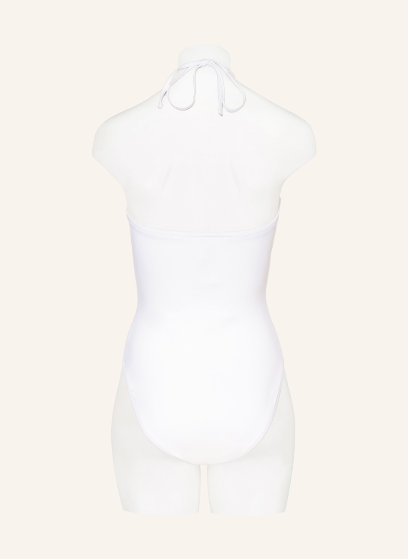 LAUREN RALPH LAUREN Bandeau swimsuit , Color: WHITE (Image 3)