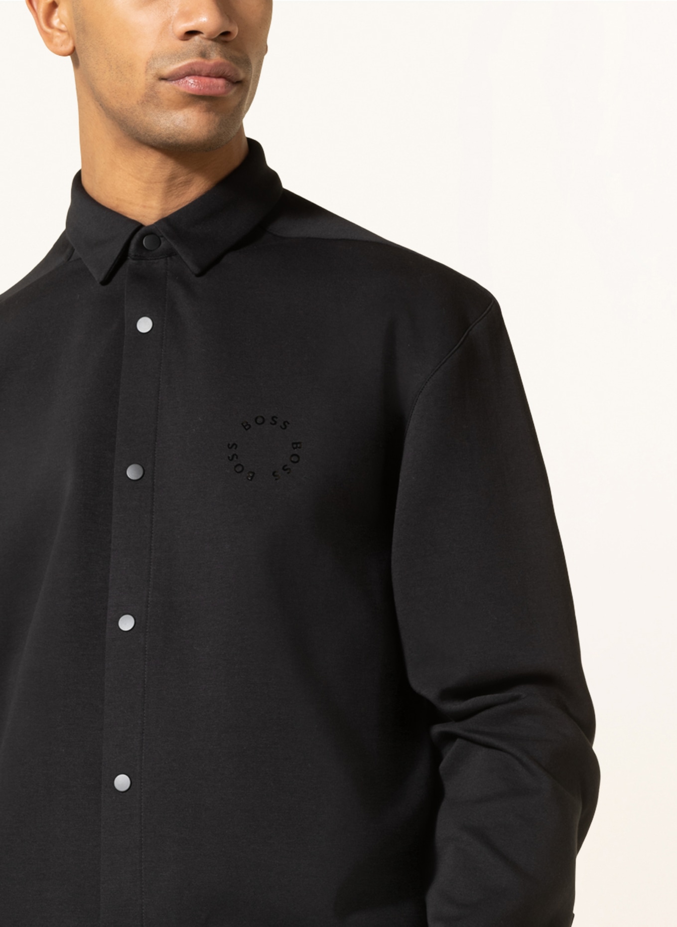 BOSS Overshirt BENTY, Color: BLACK (Image 4)