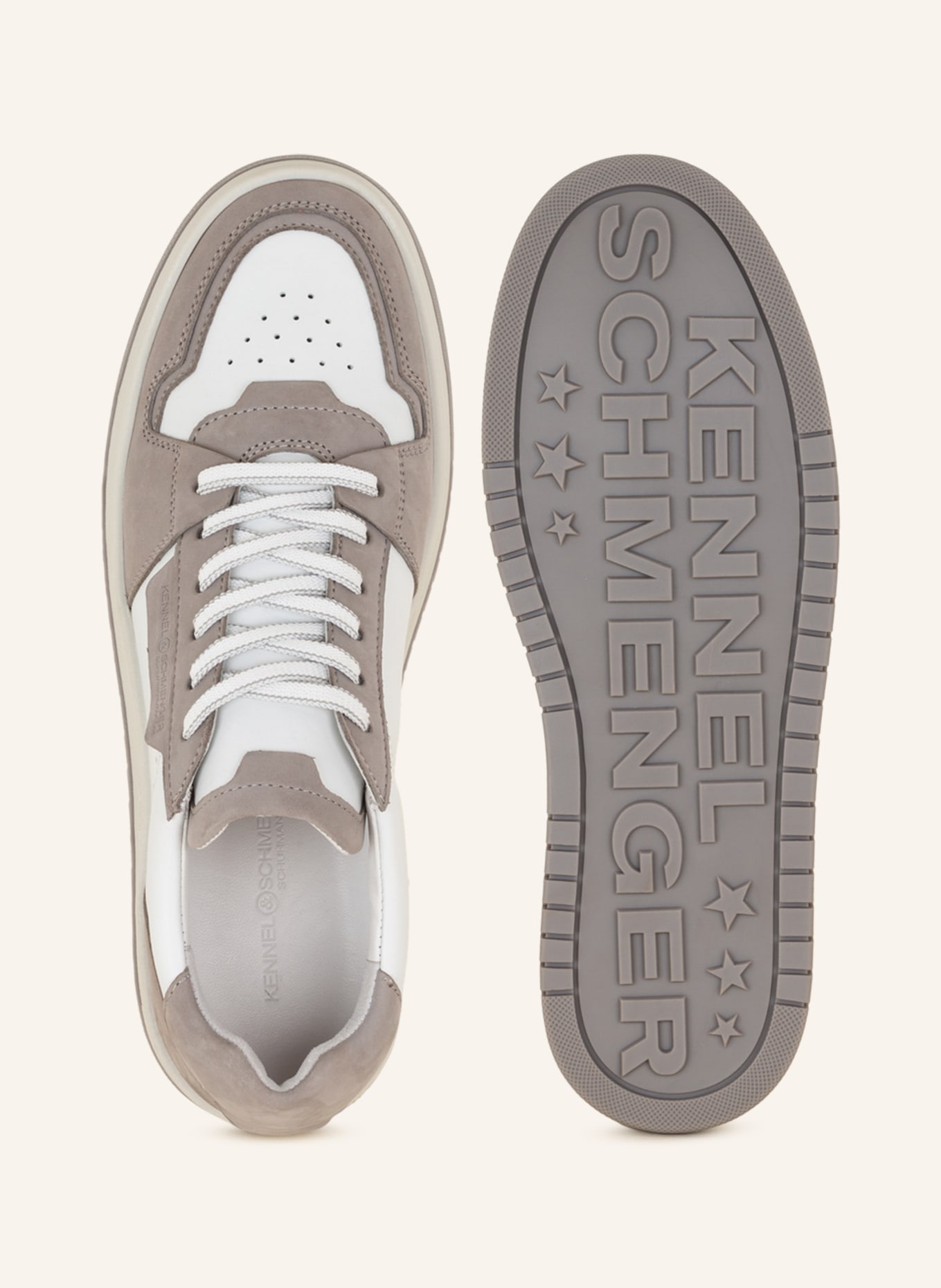 KENNEL & SCHMENGER Sneakers DRIFT, Color: WHITE/ GRAY (Image 5)