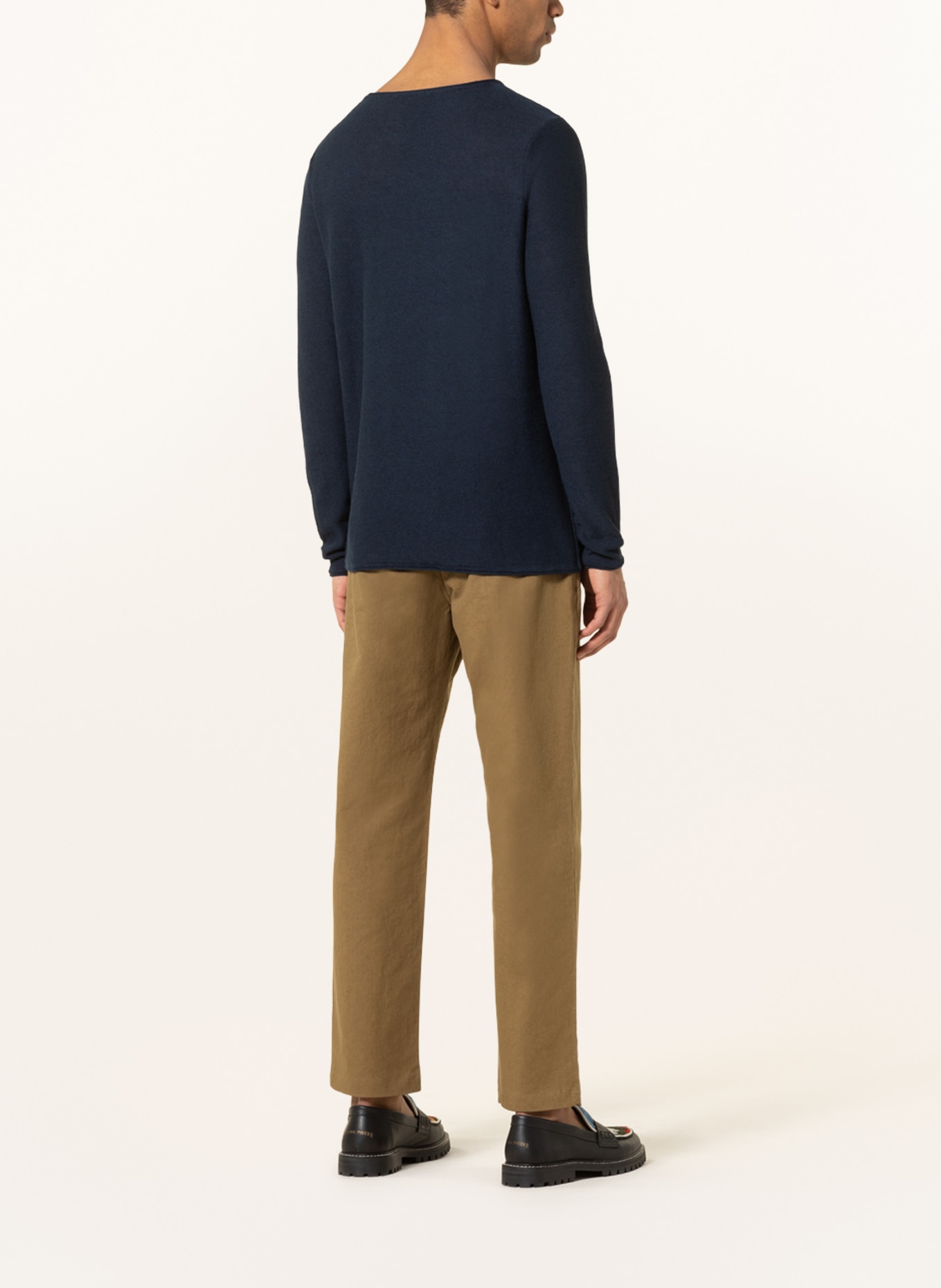 DRYKORN Linen sweater RIK, Color: DARK BLUE (Image 3)