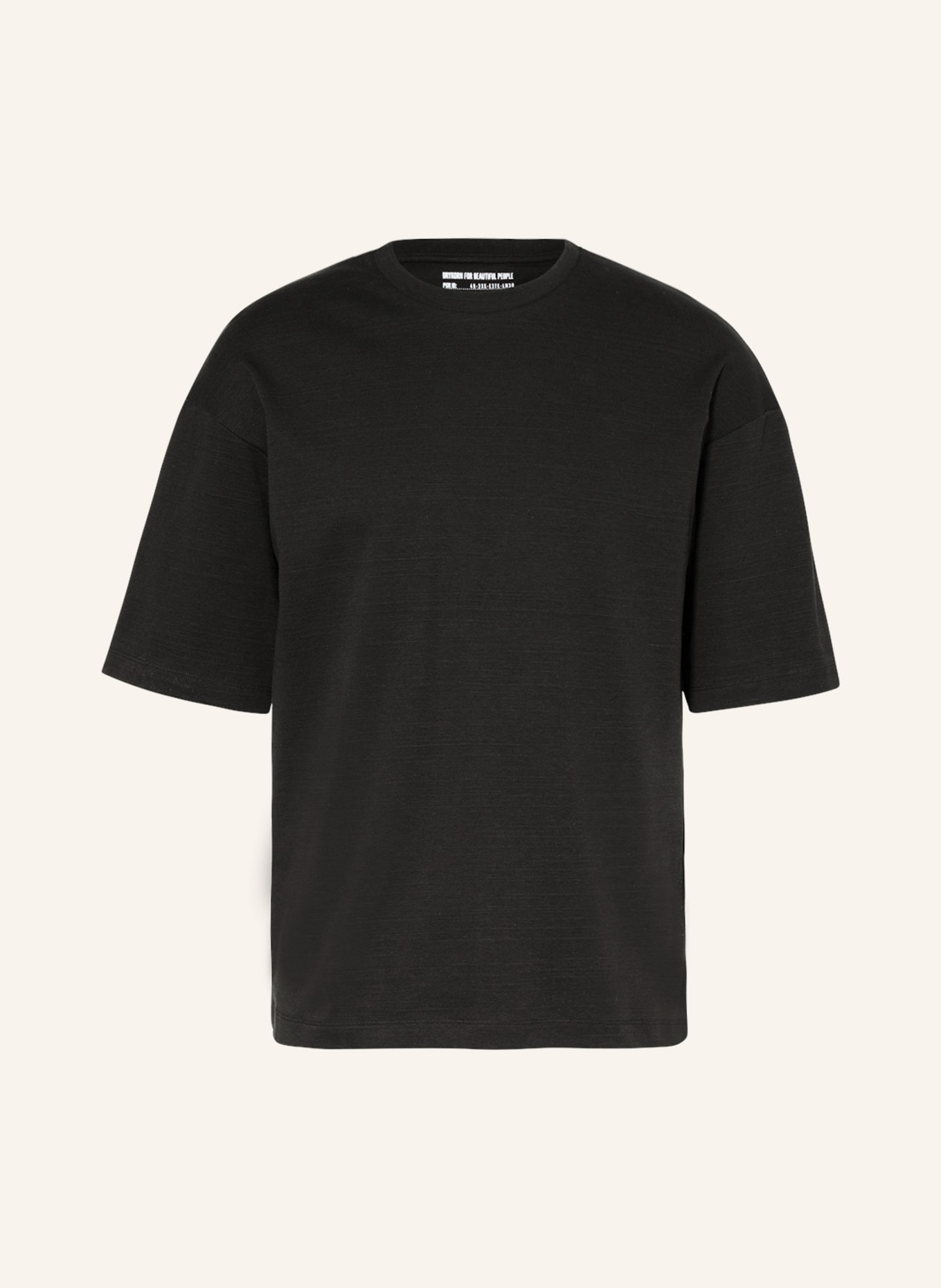 DRYKORN T-shirt HUNT, Color: BLACK (Image 1)