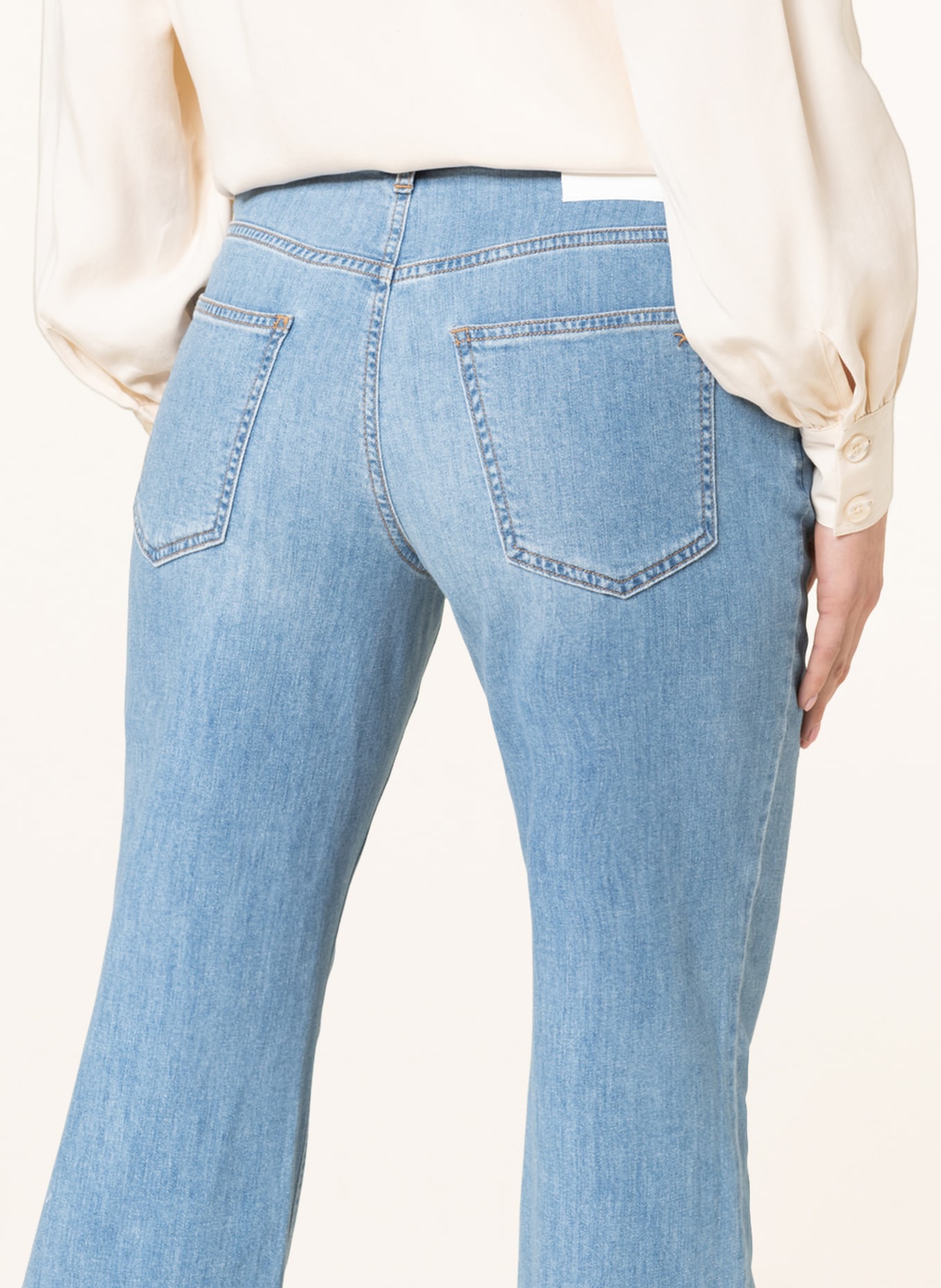 BRAX Flared jeans MAINE, Color: 28 SLIGHTLY USED LIGHT BLUE (Image 5)