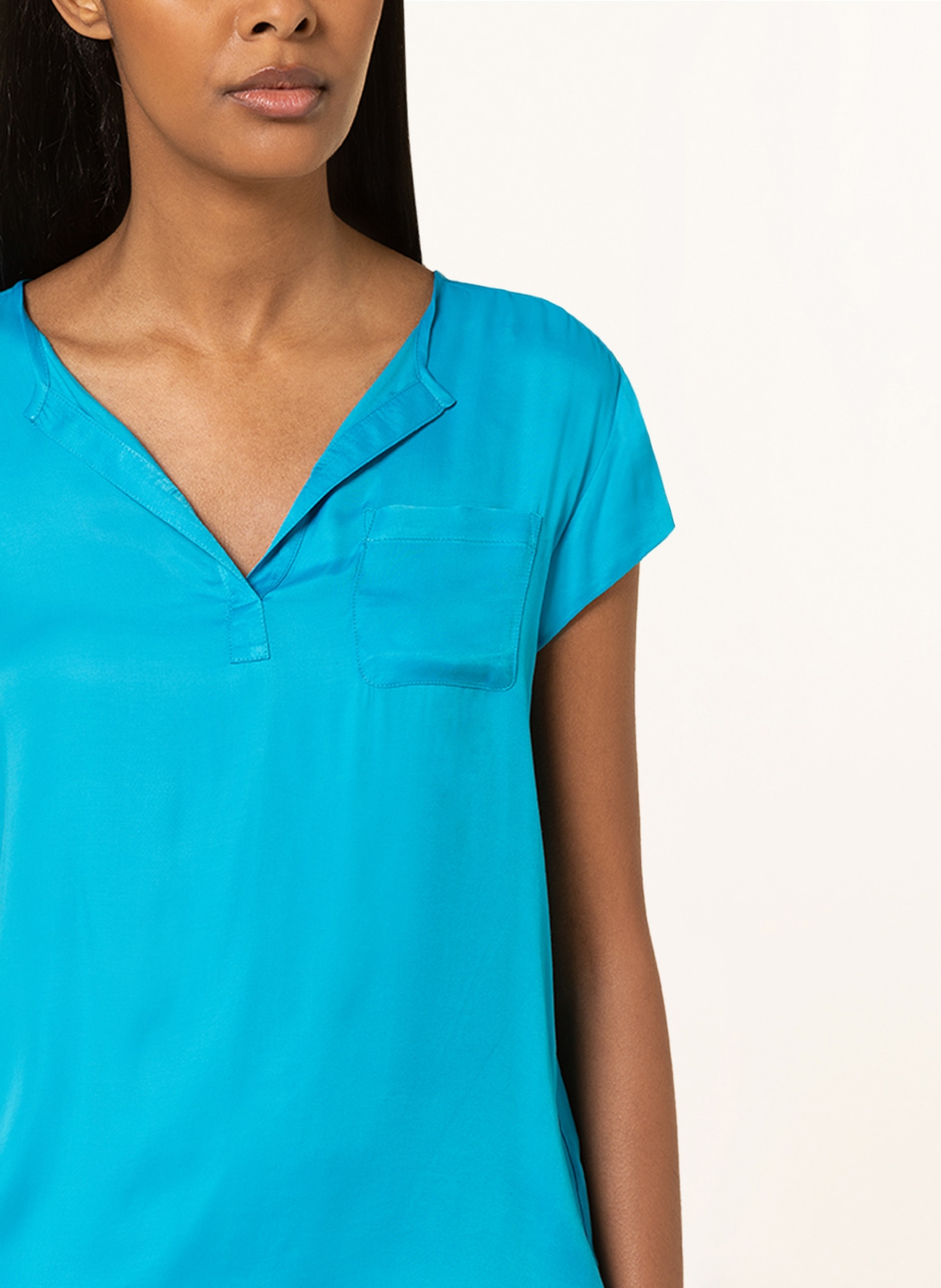 darling harbour Shirt blouse, Color: NEON BLUE (Image 4)