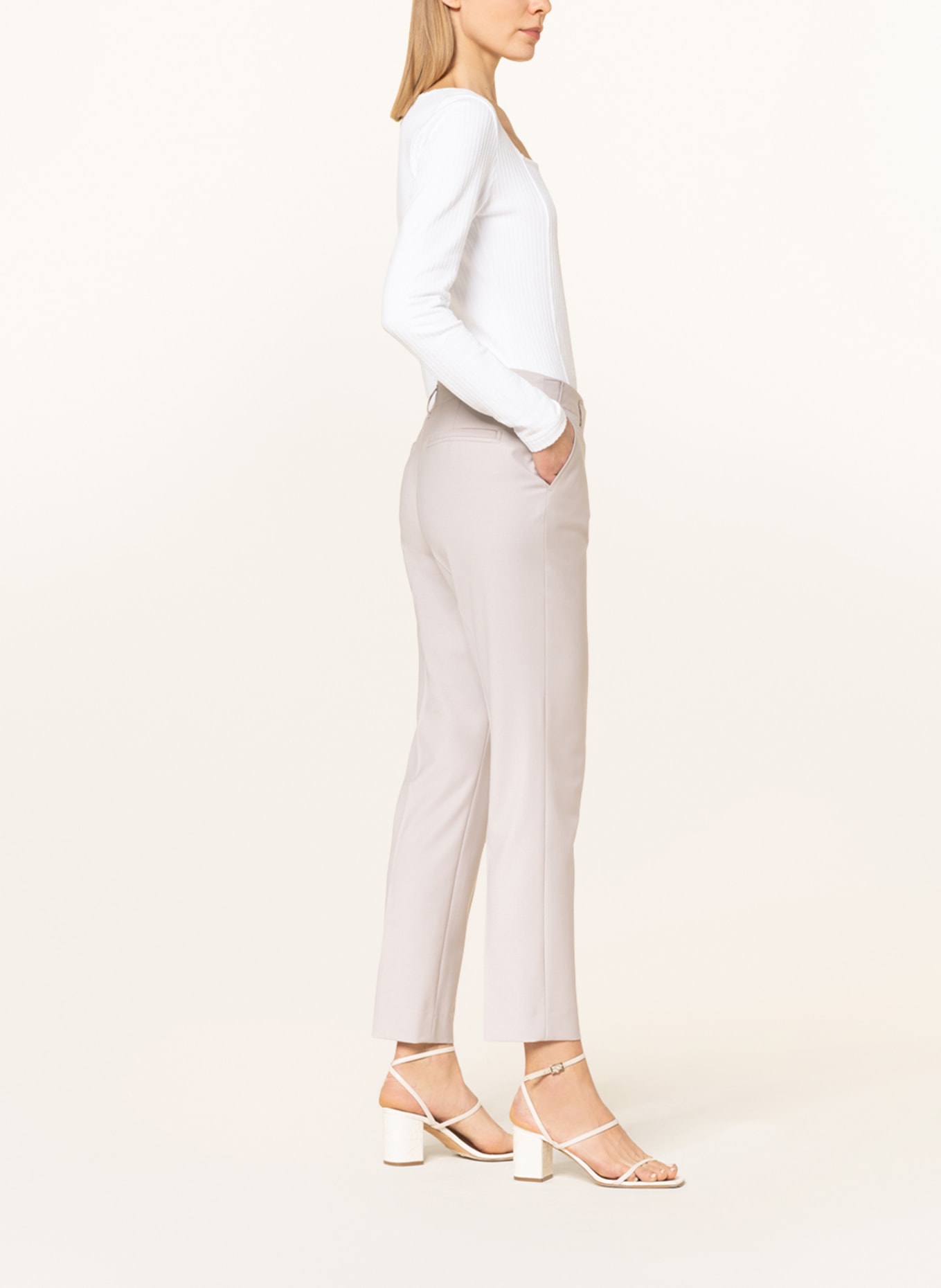 CINQUE Trousers CIHAMELIN, Color: BEIGE (Image 4)