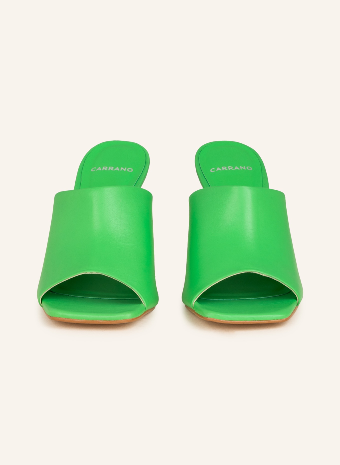 CARRANO Mules, Color: LIGHT GREEN (Image 3)