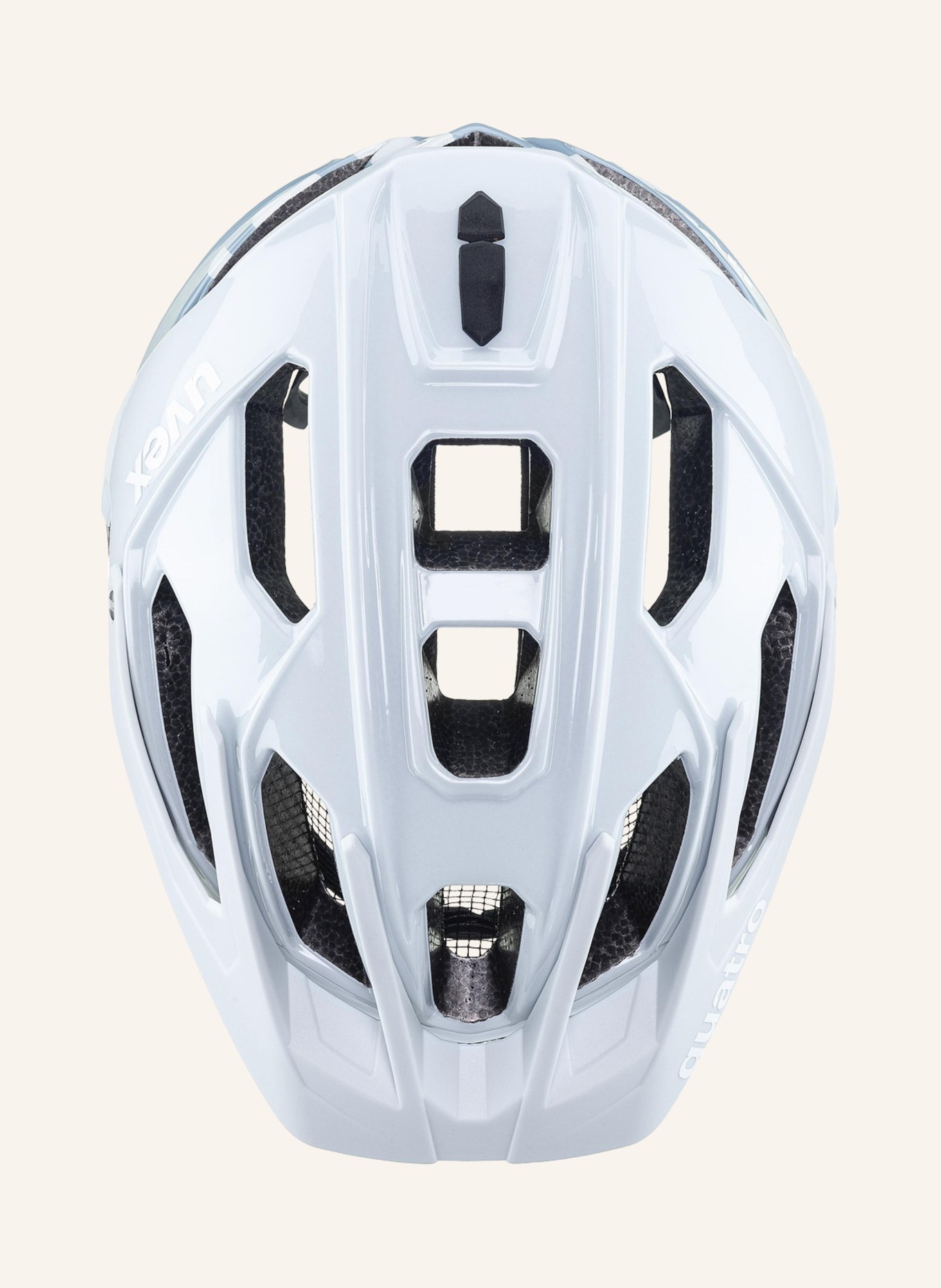 uvex Fahrradhelm QUATRO, Farbe: WEISS/ BLAUGRAU (Bild 3)
