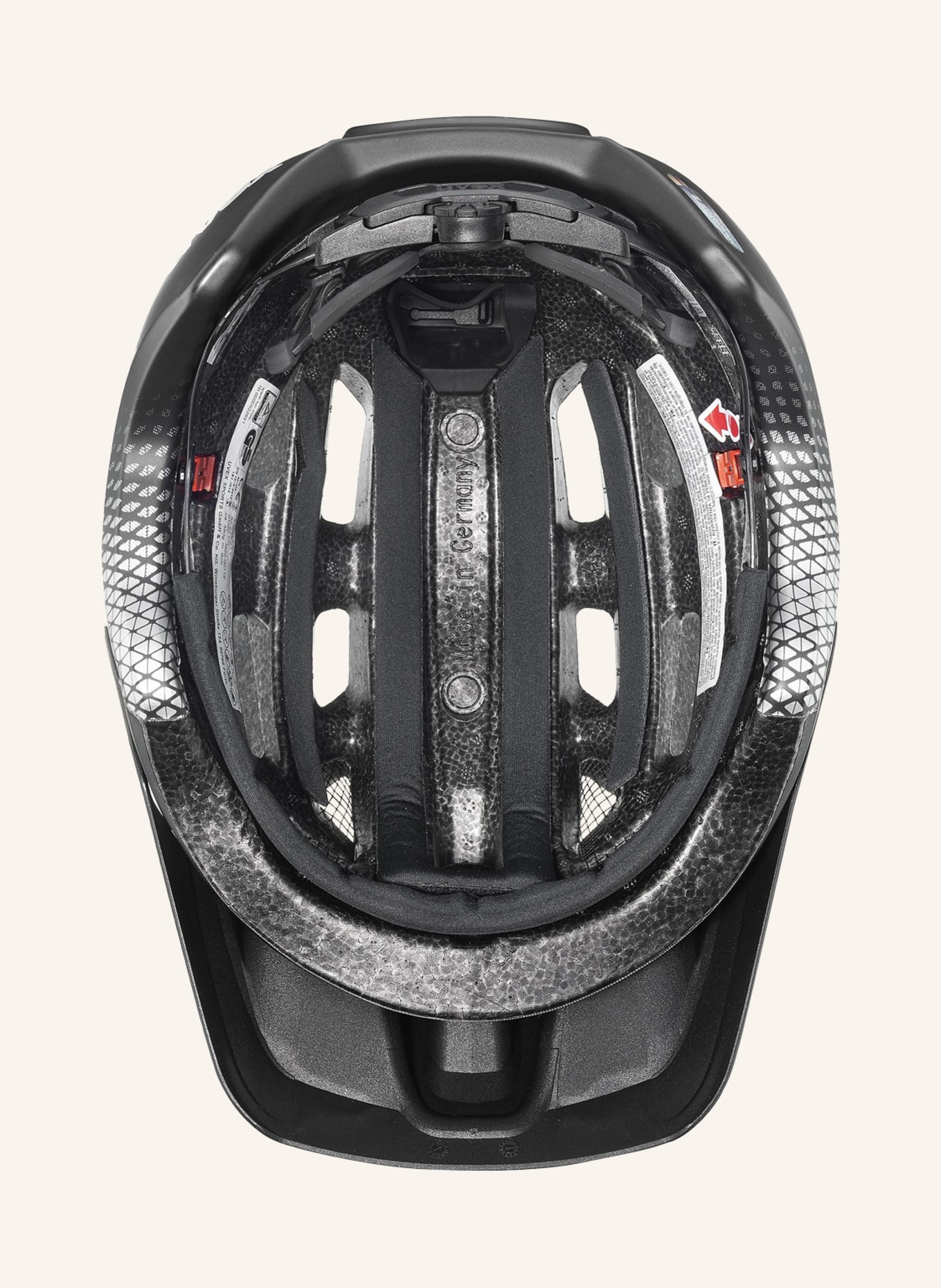 uvex Bicycle helmet FINALE LIGHT 2.0, Color: BLACK/ SILVER (Image 4)