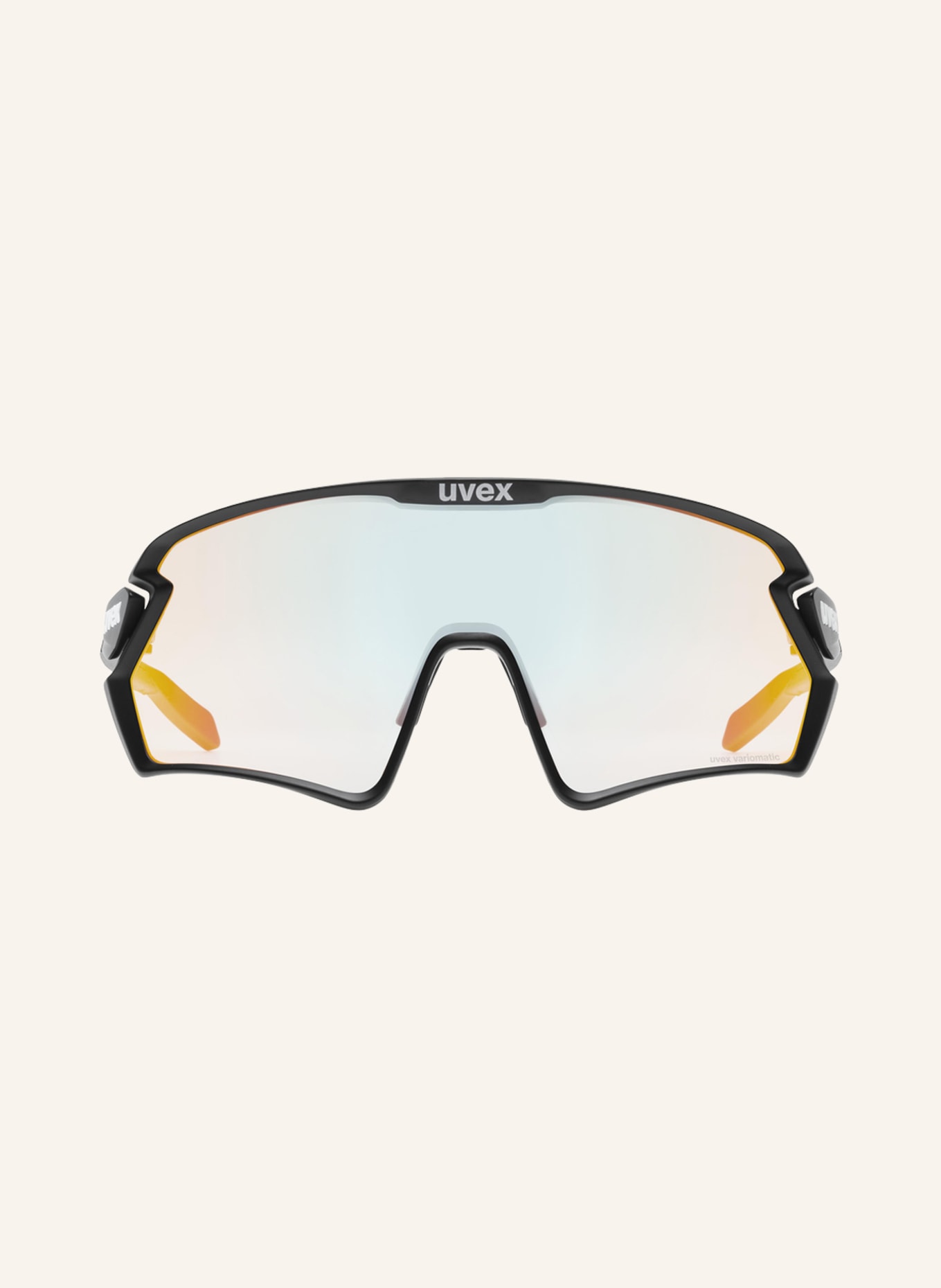 uvex Cycling glasses SPORTSTYLE 231 2.0 V, Color: 00138 - BLACK / TRANSPARENT MIRRORED (Image 2)