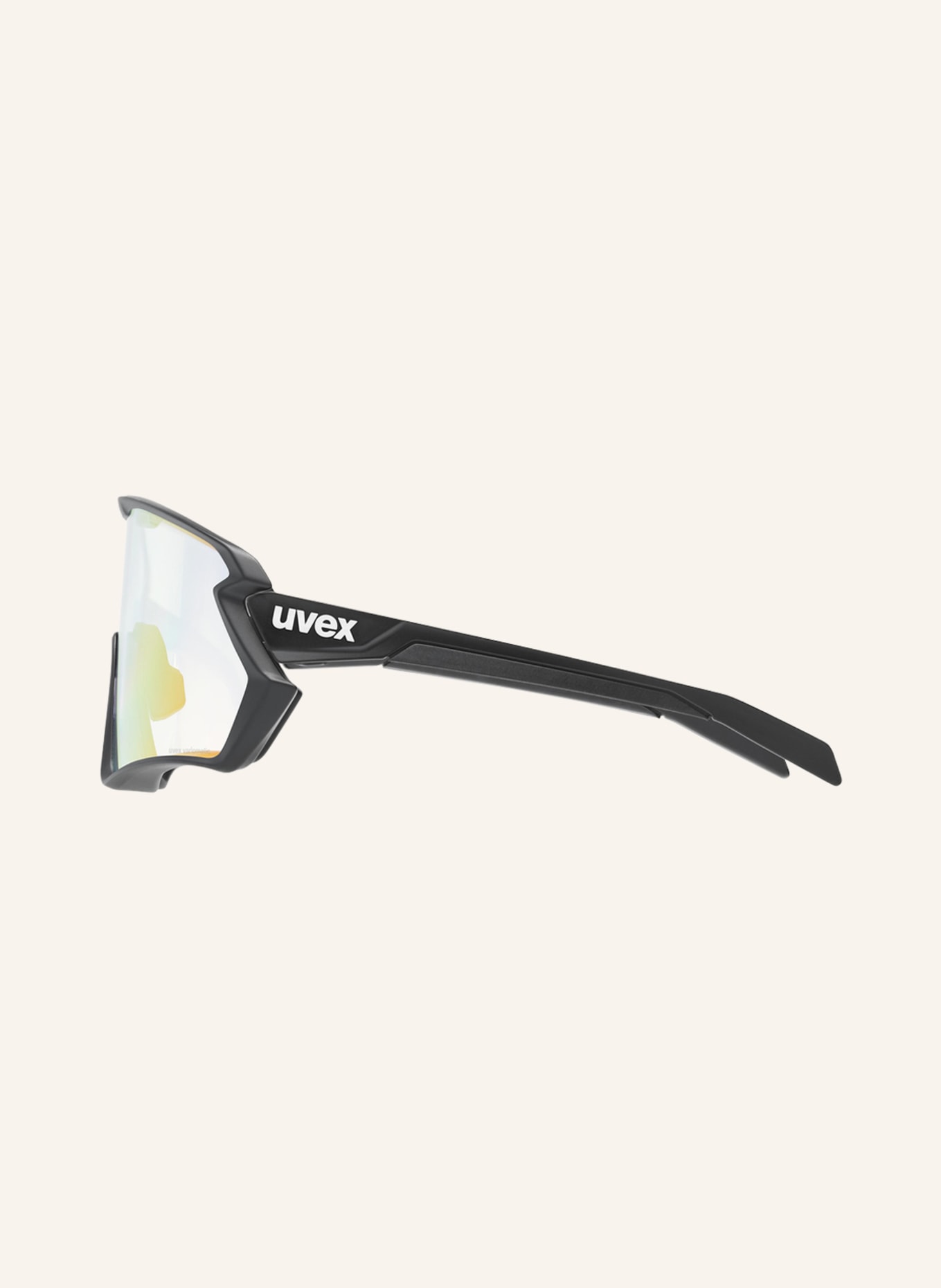 uvex Cycling glasses SPORTSTYLE 231 2.0 V, Color: 00138 - BLACK / TRANSPARENT MIRRORED (Image 3)