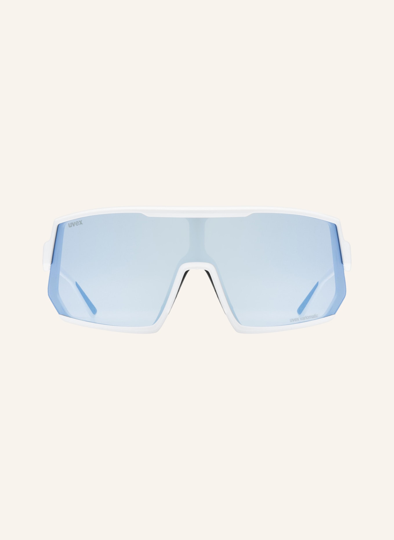uvex Cycling glasses SPORTSTYLE 235 V, Color: 01388 - MATTE WHITE / LIGHT YELLOW MIRRORED (Image 2)