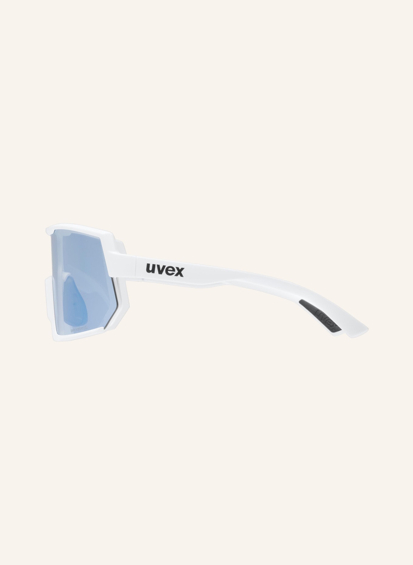 uvex Radbrille SPORTSTYLE 235 V, Farbe: 01388 - MATT WEISS/ HELLGELB VERSPIEGELT (Bild 3)