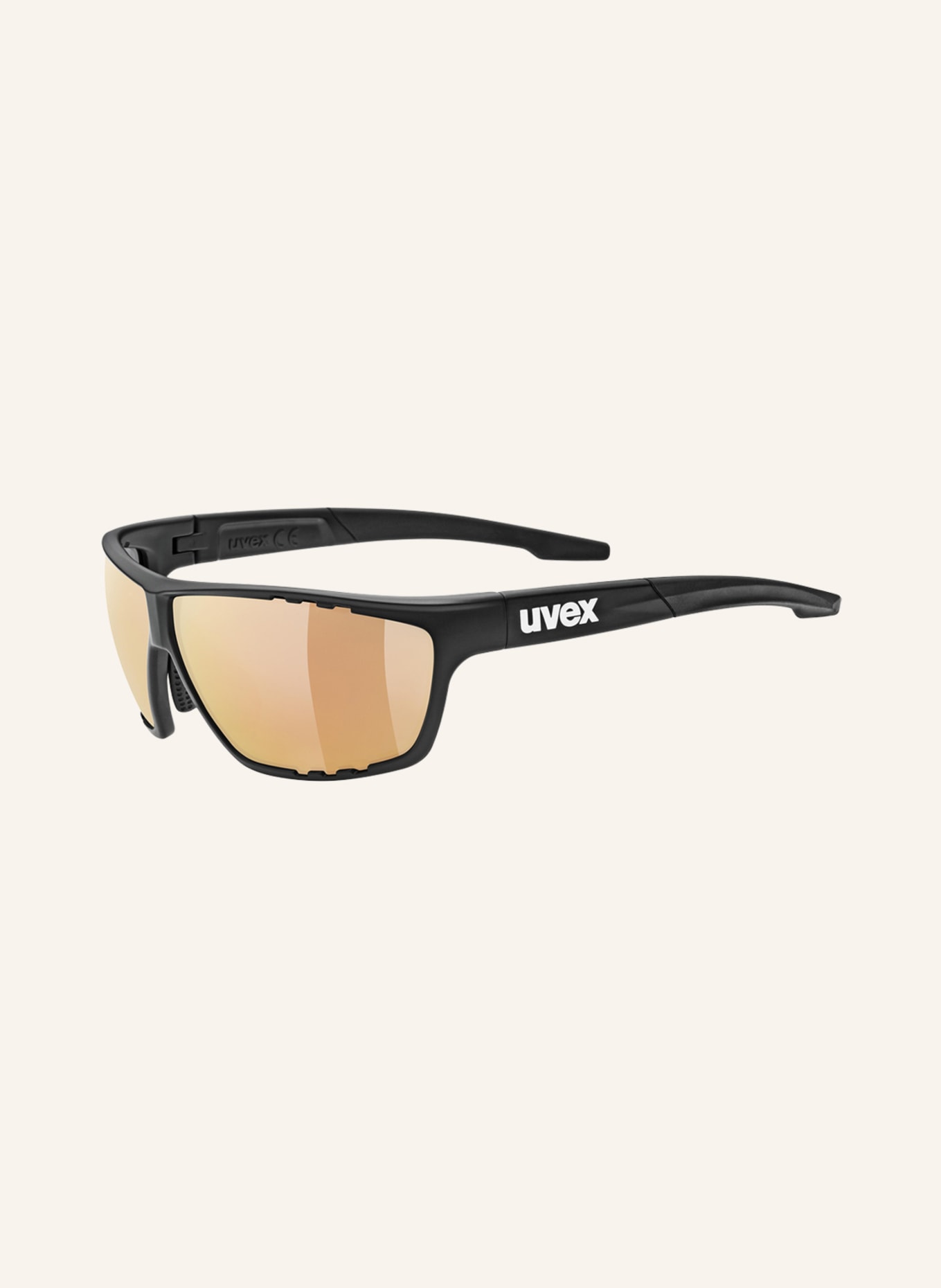 uvex Cycling glasses SPORTSTYLE 706 CV V, Color: 209 - MATTE BLACK/ YELLOW (Image 1)