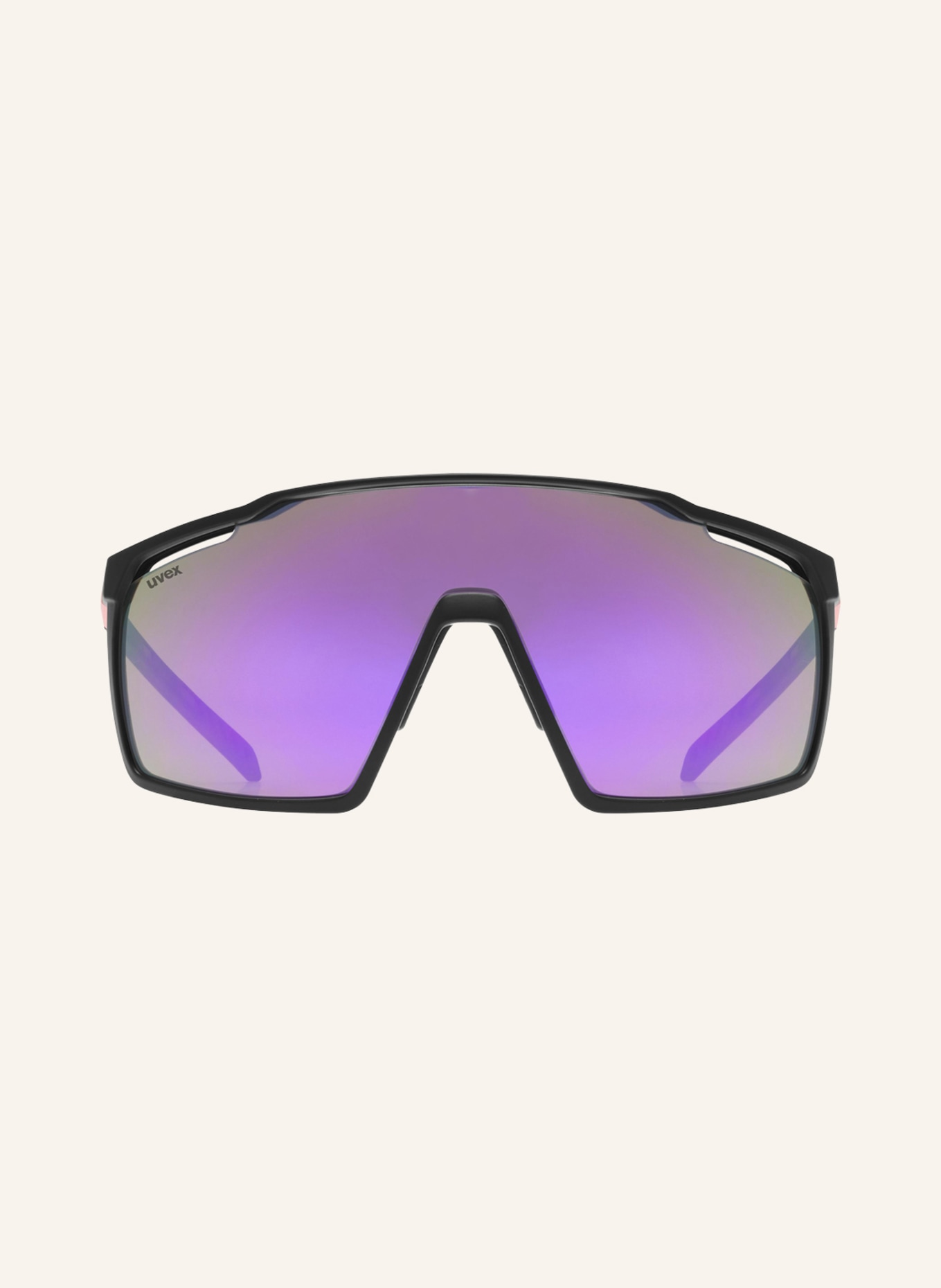 uvex Radbrille MTN PERFORM, Farbe: 03569 - SCHWARZ/ GELB VERSPIEGELT (Bild 2)