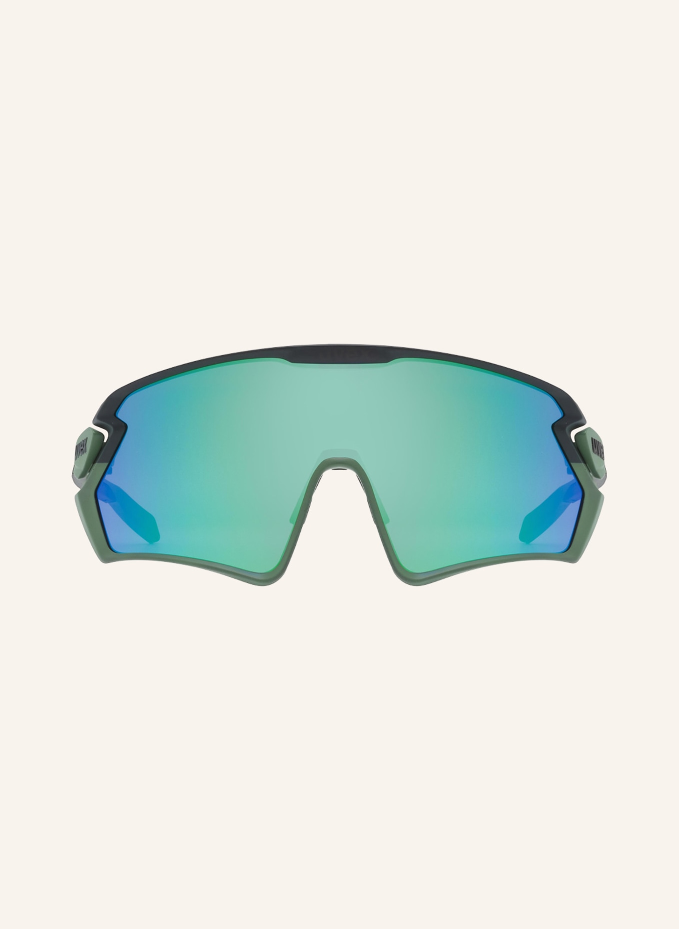 uvex Cycling glasses SPORTSTYLE 231 2.0, Color: 03495 - OLIVE/ BLUE MIRRORED (Image 2)