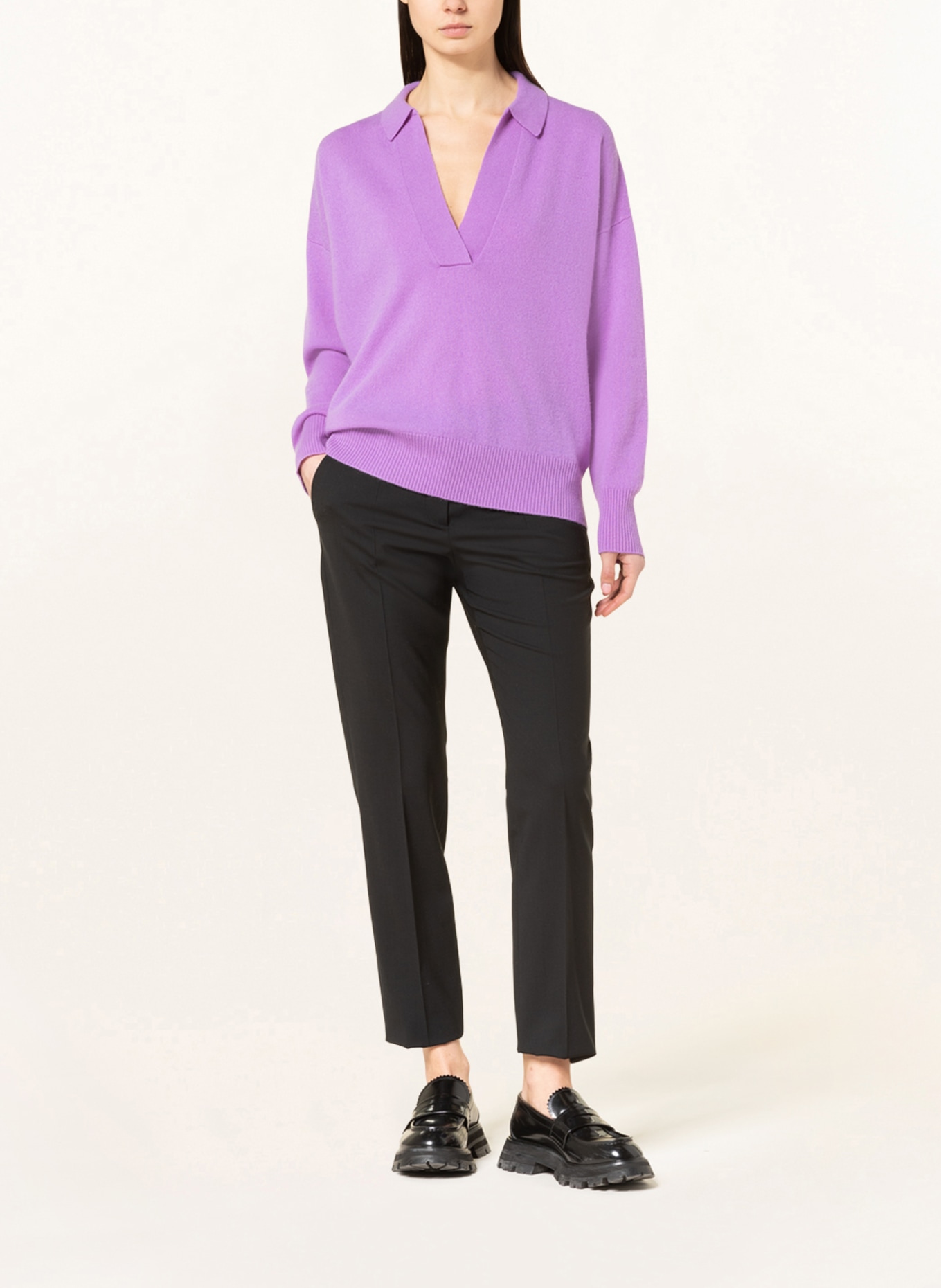 (THE MERCER) N.Y. Cashmere-Pullover, Farbe: LILA (Bild 2)