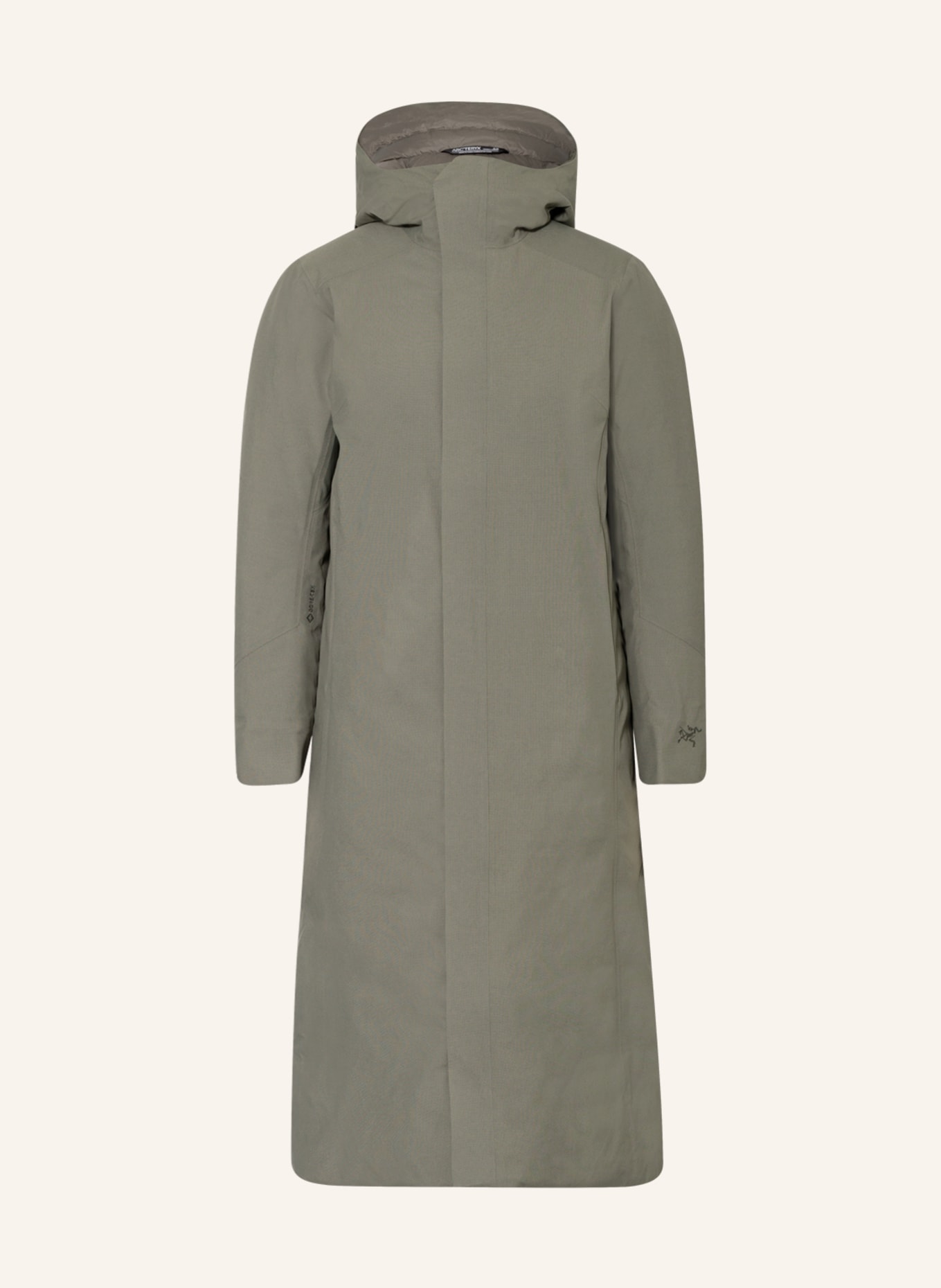 ARC'TERYX Down coat PATERA LONG, Color: OLIVE (Image 1)
