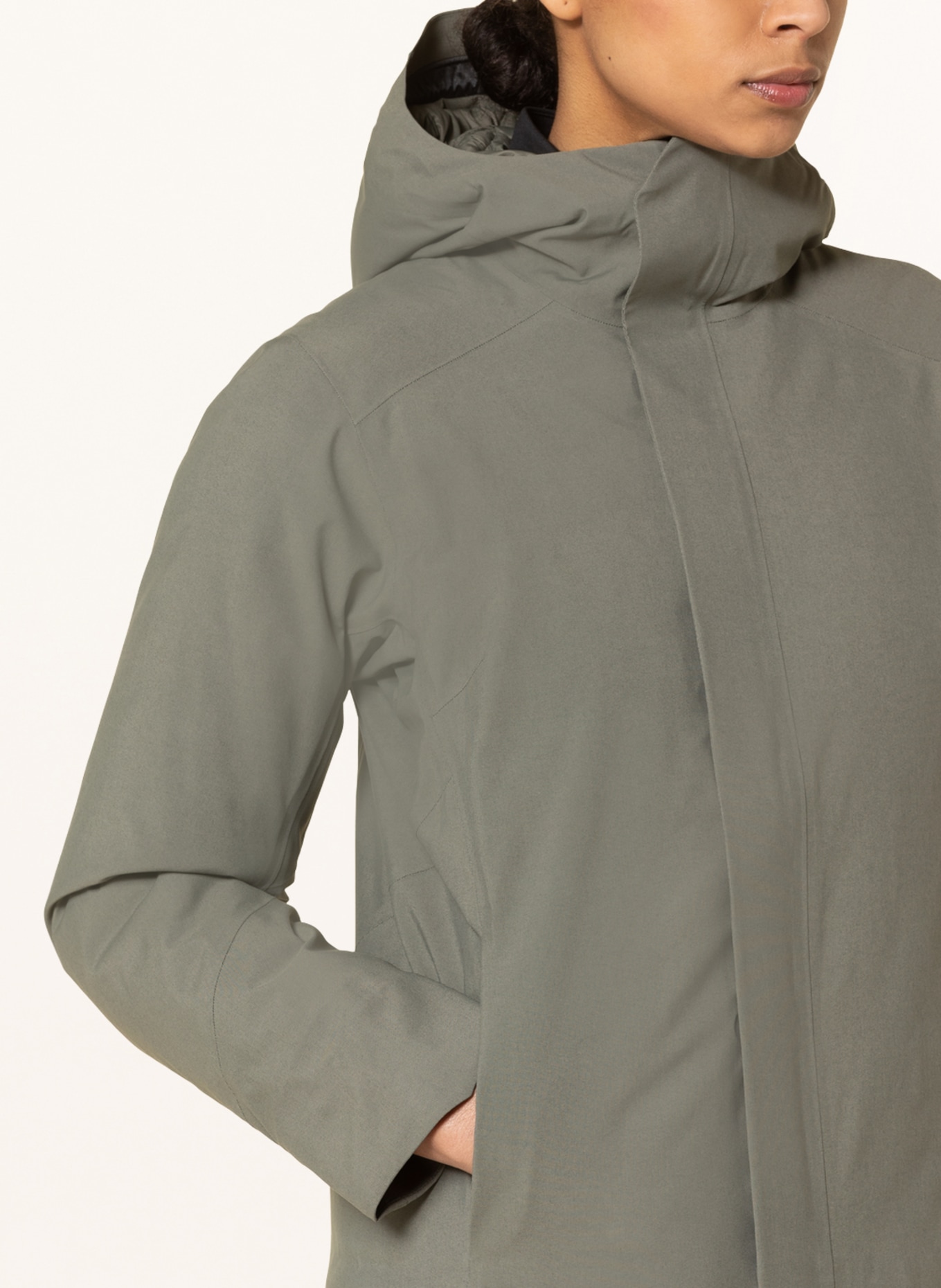 ARC'TERYX Down coat PATERA LONG, Color: OLIVE (Image 5)