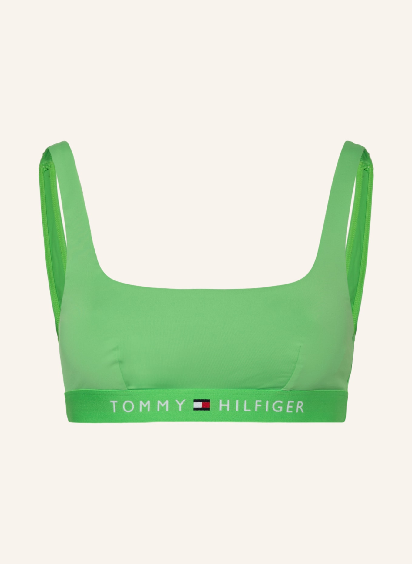 TOMMY HILFIGER Bustier-Bikini-Top, Farbe: HELLGRÜN (Bild 1)