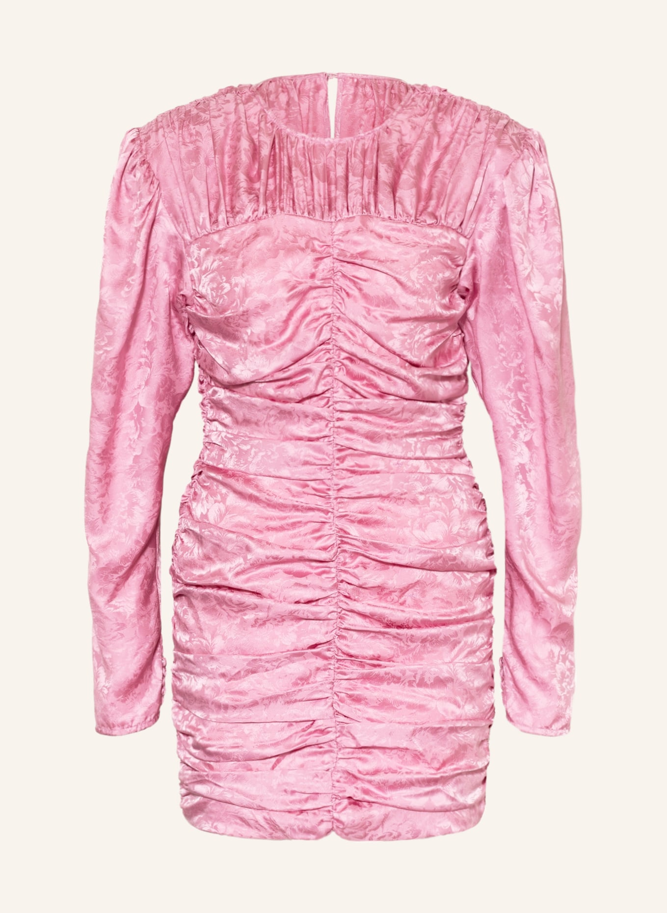 the garment Silk dress TOULOUSE, Color: PINK (Image 1)