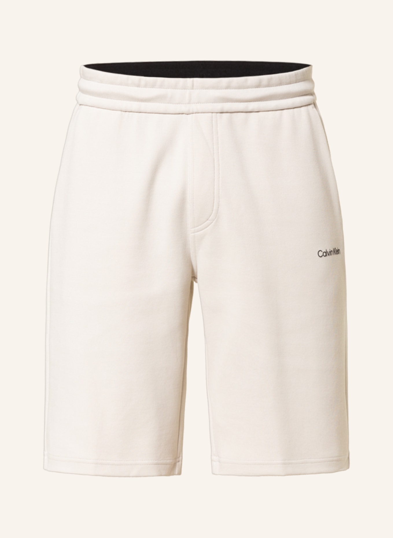 Calvin Klein Sweatshorts: CREME