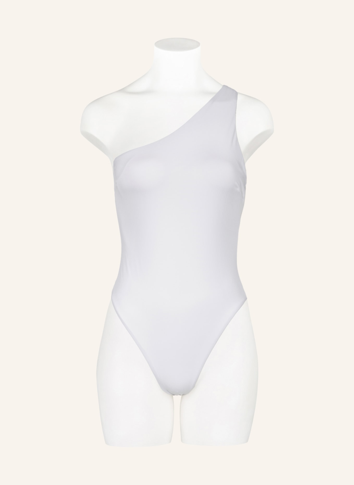 Calvin Klein One-Shoulder-Badeanzug CORE ARCHIVE, Farbe: WEISS (Bild 2)