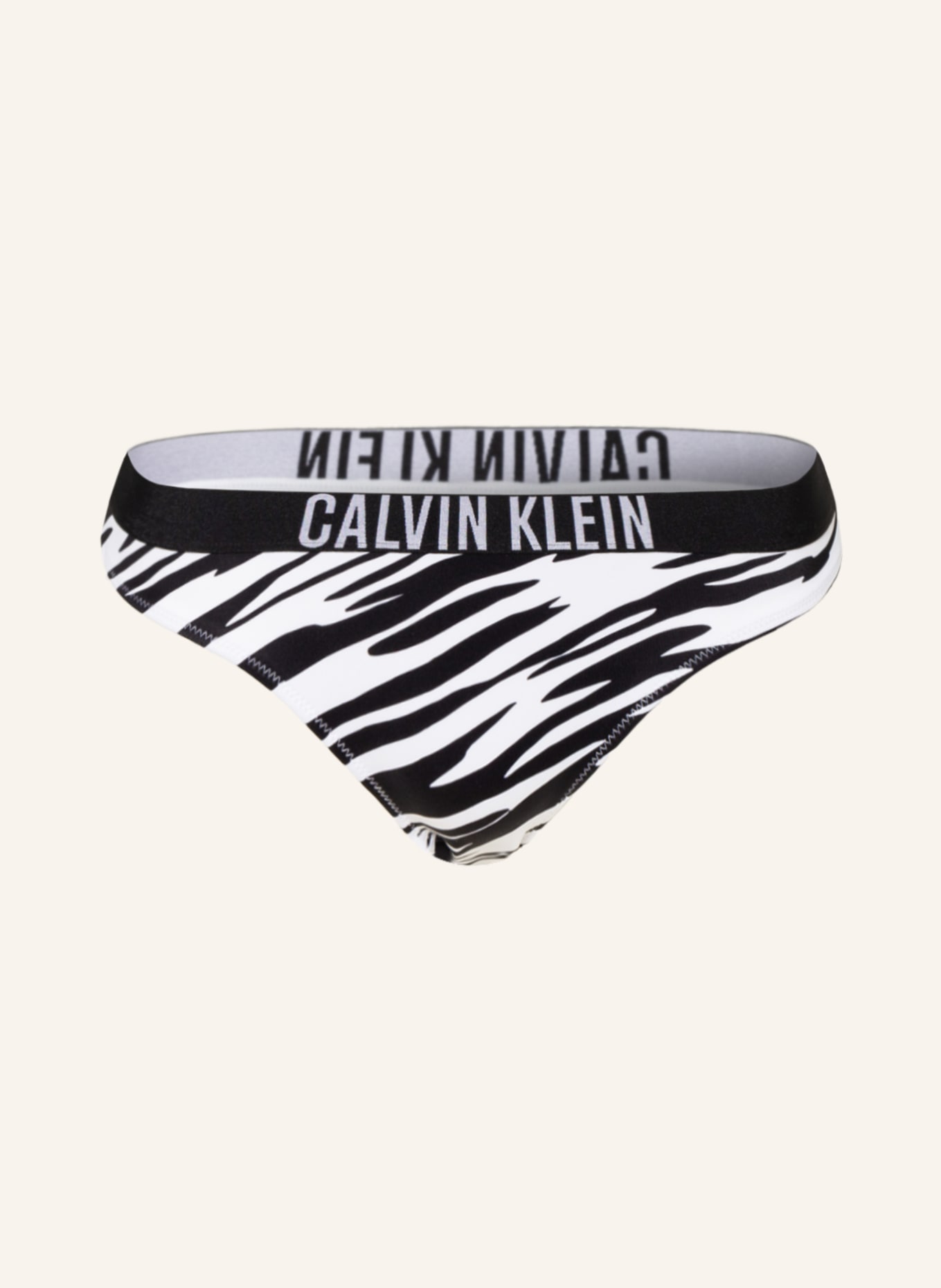 Calvin Klein Basic-Bikini-Hose INTENSE POWER, Farbe: SCHWARZ/ WEISS (Bild 1)