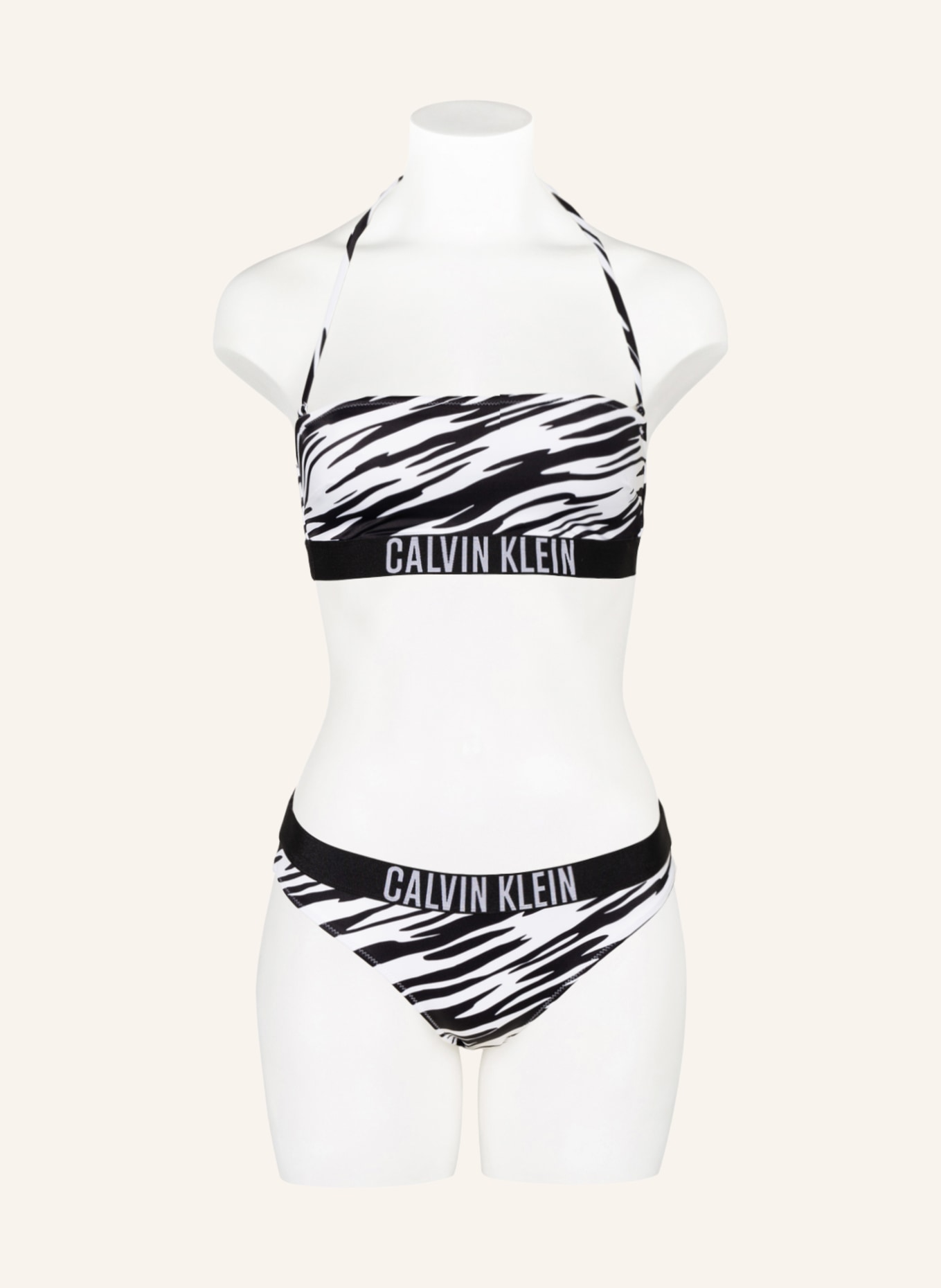 Calvin Klein Dół od bikini basic INTENSE POWER, Kolor: CZARNY/ BIAŁY (Obrazek 2)