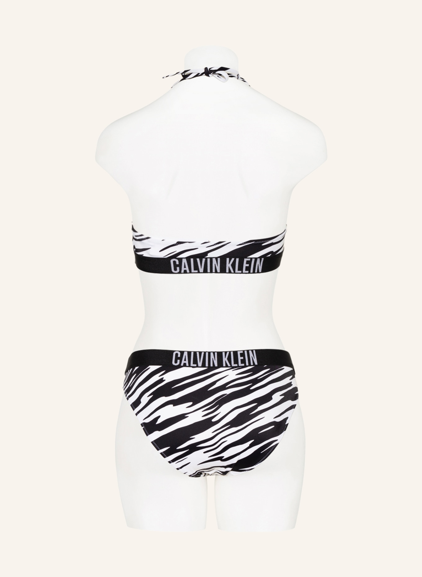 Calvin Klein Góra od bikini bandeau INTENSE POWER, Kolor: CZARNY/ BIAŁY (Obrazek 3)